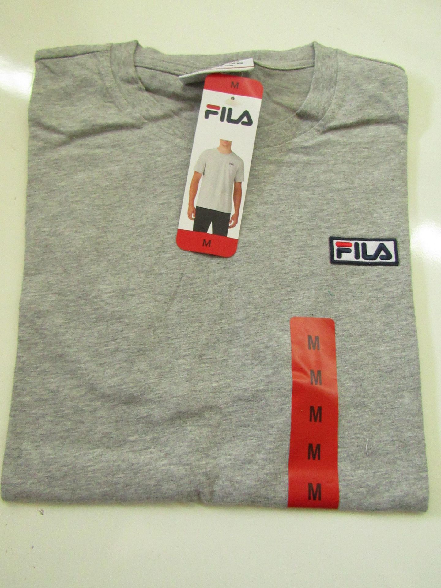 Fila Lucano T/Shirt Grey Size M New With Tags