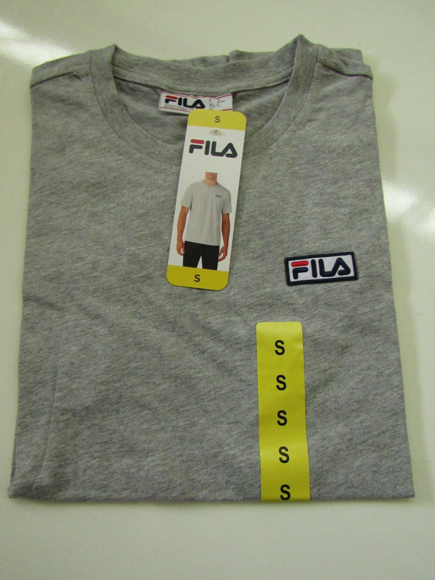 Fila Lucano T/Shirt Grey Size S New With Tags