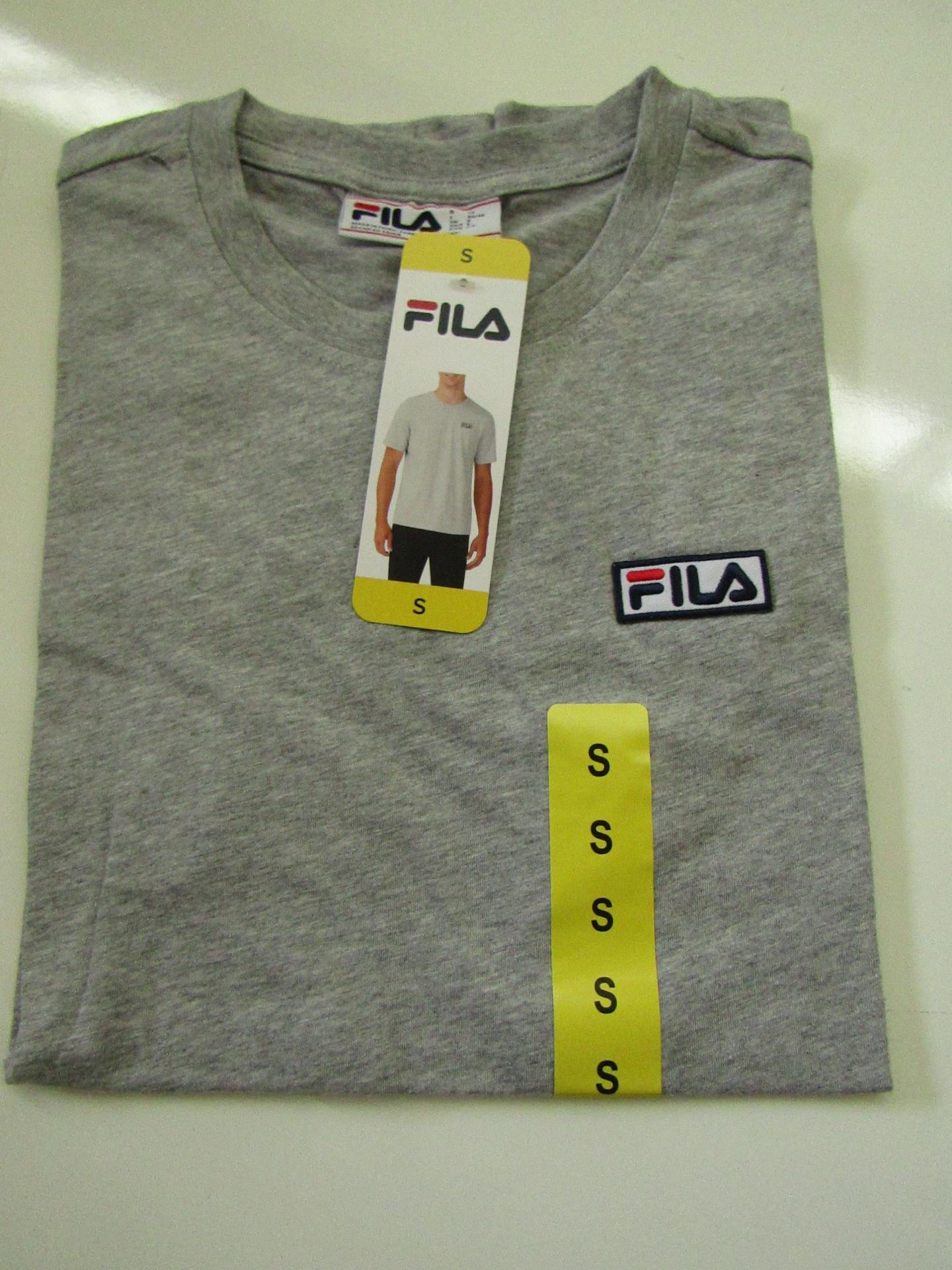 Fila Lucano T/Shirt Grey Size S New With Tags