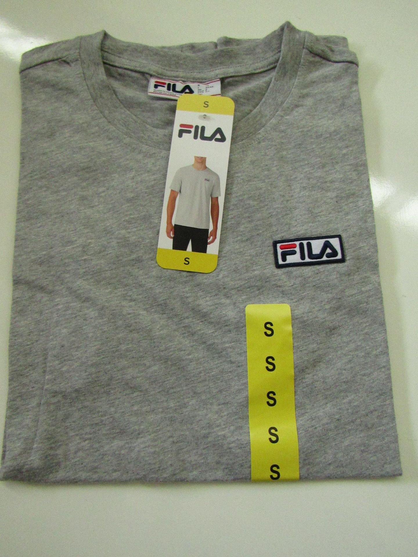 Fila Lucano T/Shirt Grey Size S New With Tags