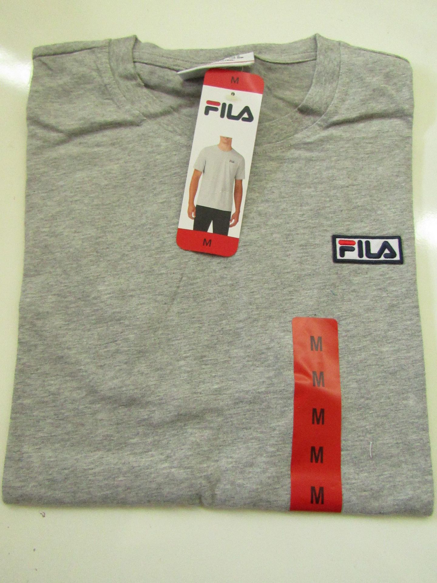 Fila Lucano T/Shirt Grey Size M New With Tags