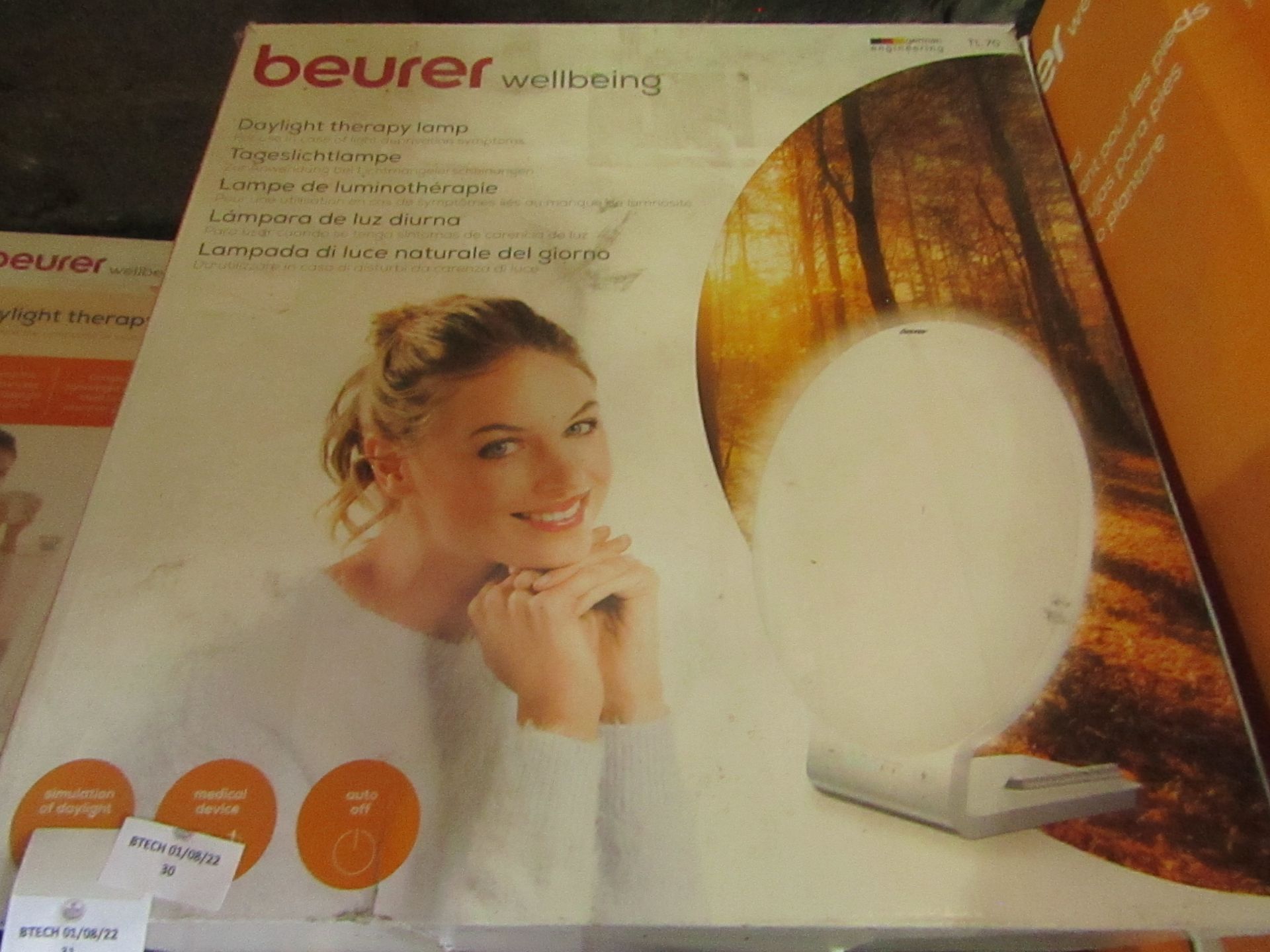 Beurer - Daylight Therapy Lamp - TL70 - ( Suitable For Use in Light Deprivation Symptoms ) - White -