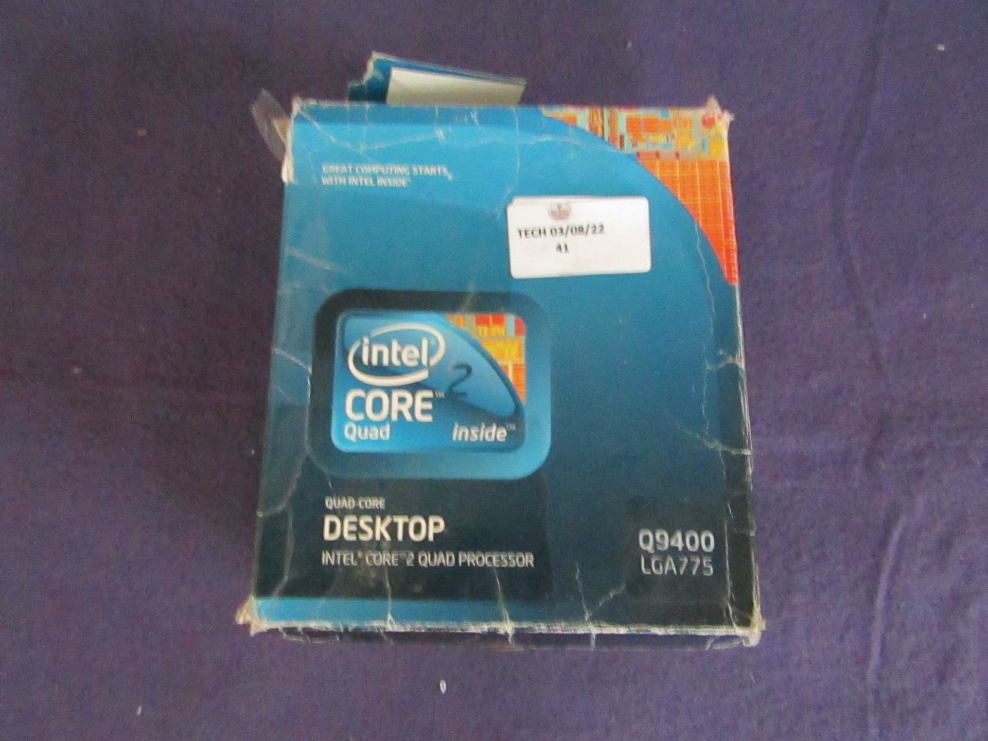 Intel - Core 2 Quad Processor - Q9400 LGA775 - Unchecked & Boxed.