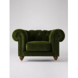 Swoon Winston MTO Armchair in Fern Easy Velvet RRP ??999 - This product has been graded in BC