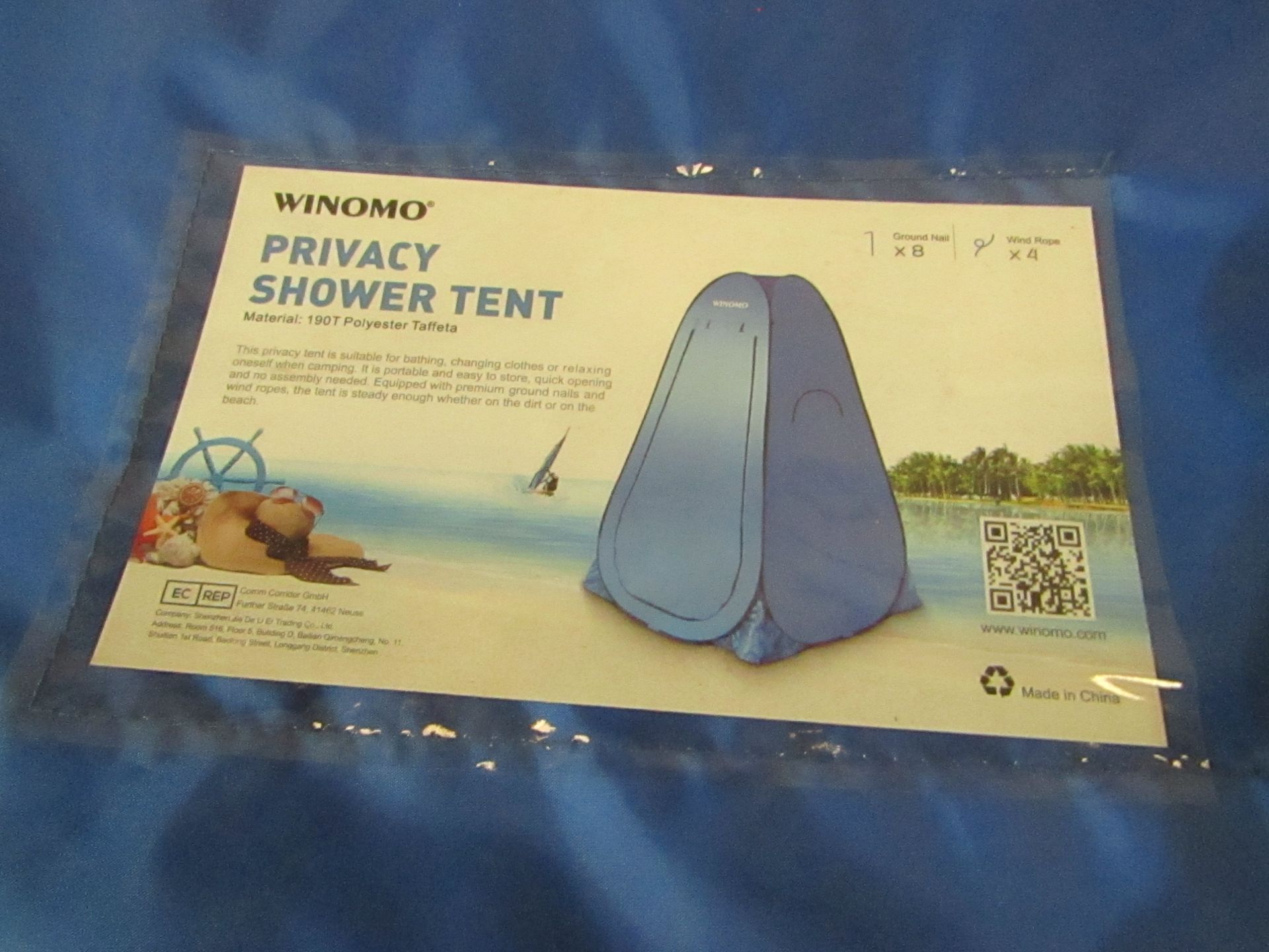 Winomo - Blue Privacy Tent ( Suitable For Multi-Uses ) - New & Packaged.