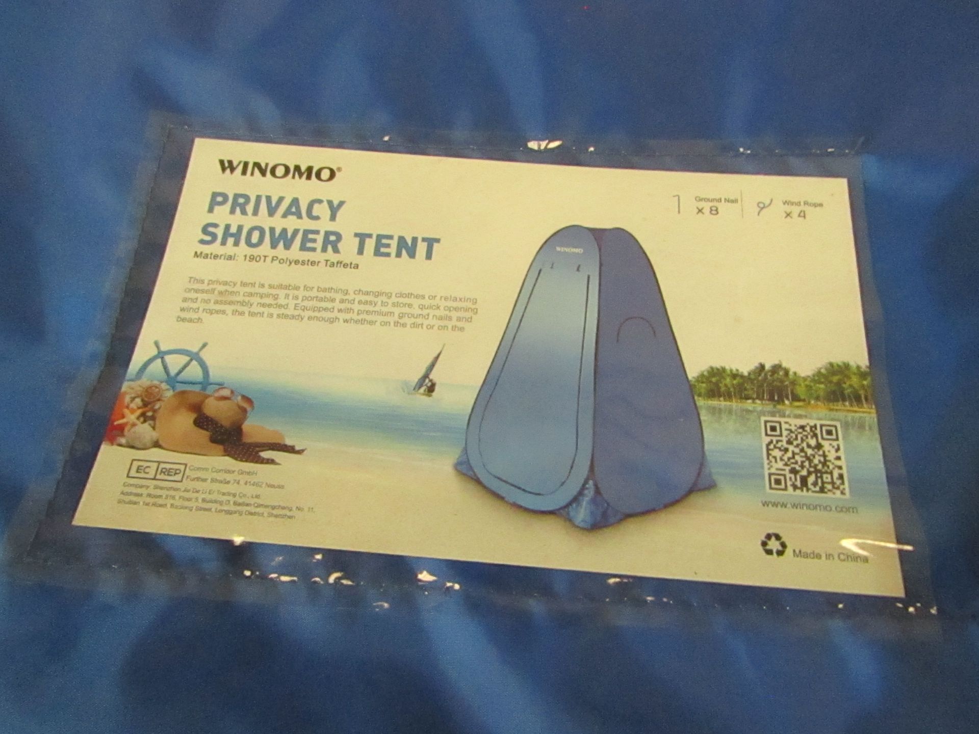 Winomo - Blue Privacy Tent ( Suitable For Multi-Uses ) - New & Packaged.