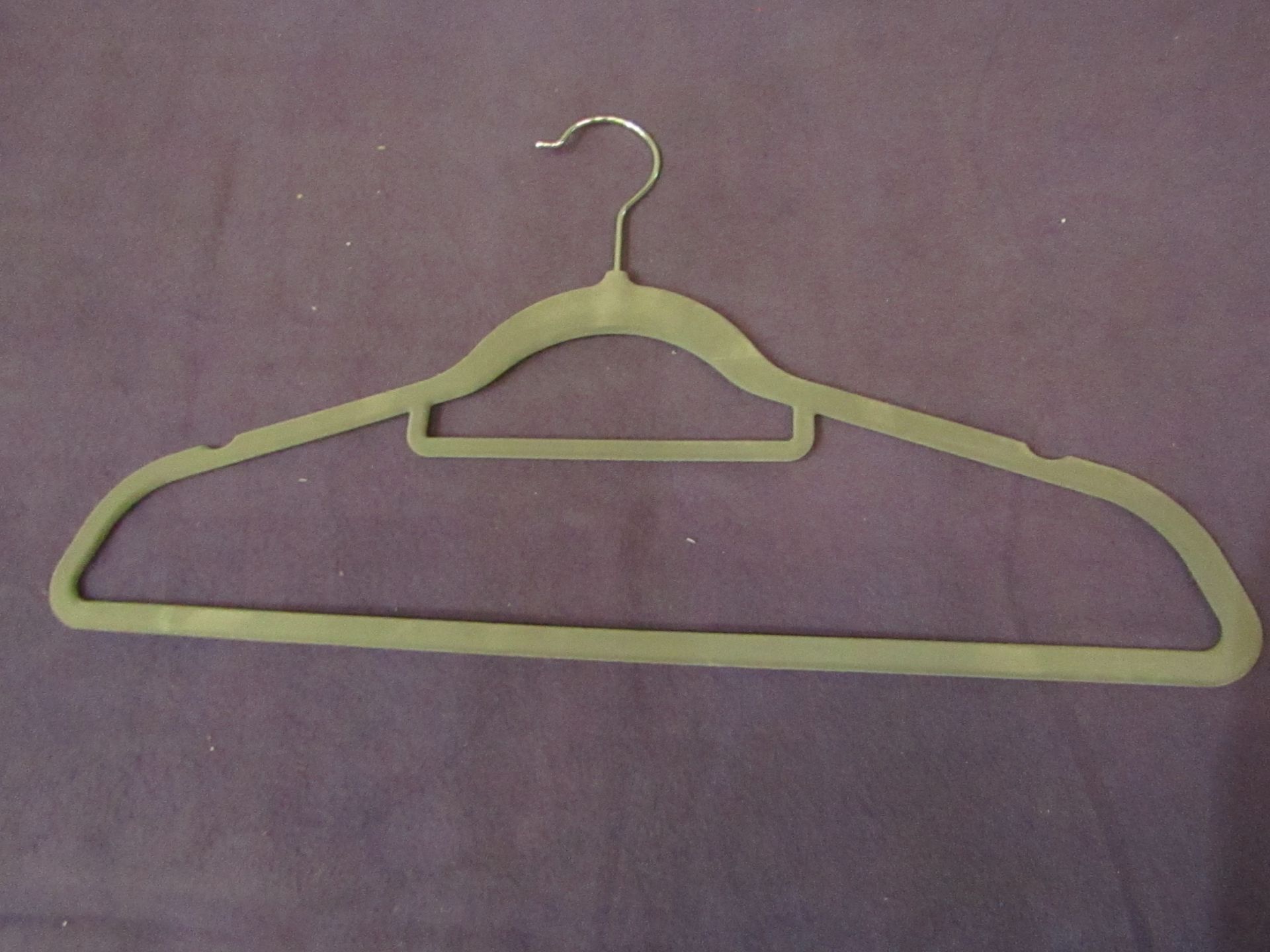 Box of 100 Velvet Coat Hangers - New & Boxed