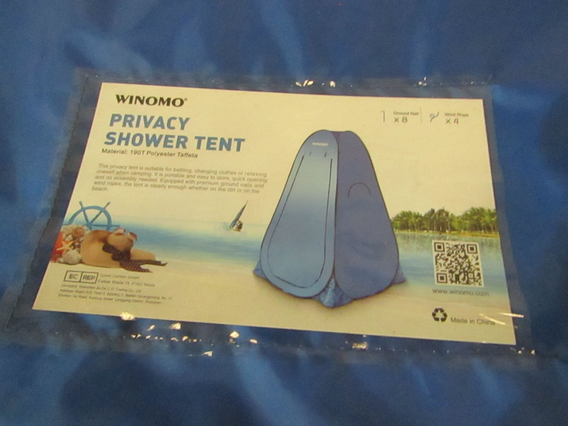 Winomo - Blue Privacy Tent ( Suitable For Multi-Uses ) - New & Packaged.