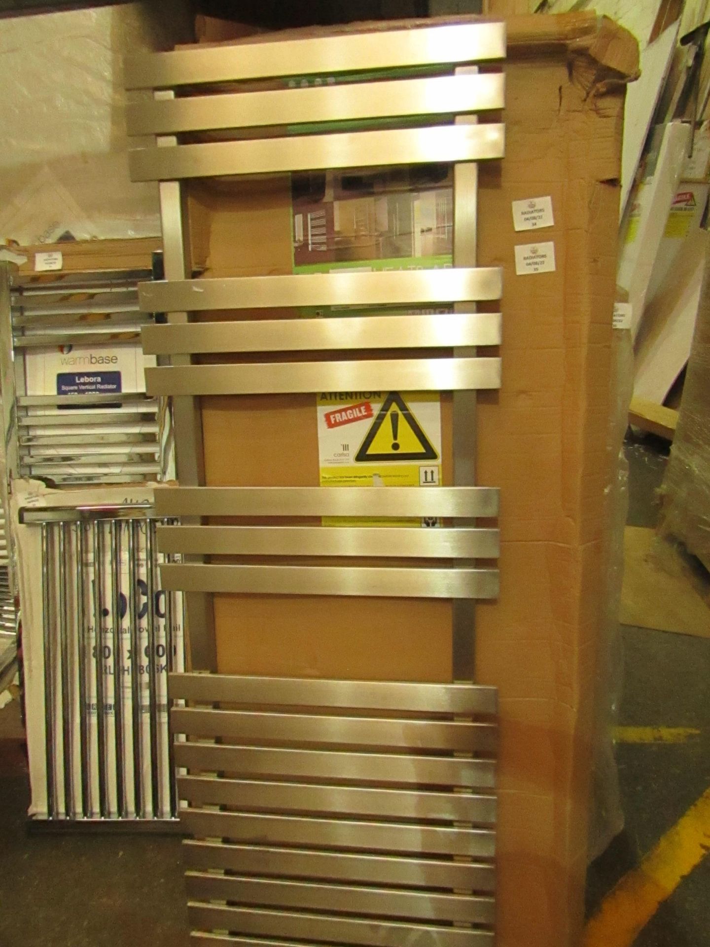 Carisa - Sahara Towel Radiator - 600x1660mm - Item Appears to be in Good Condition & Boxed.