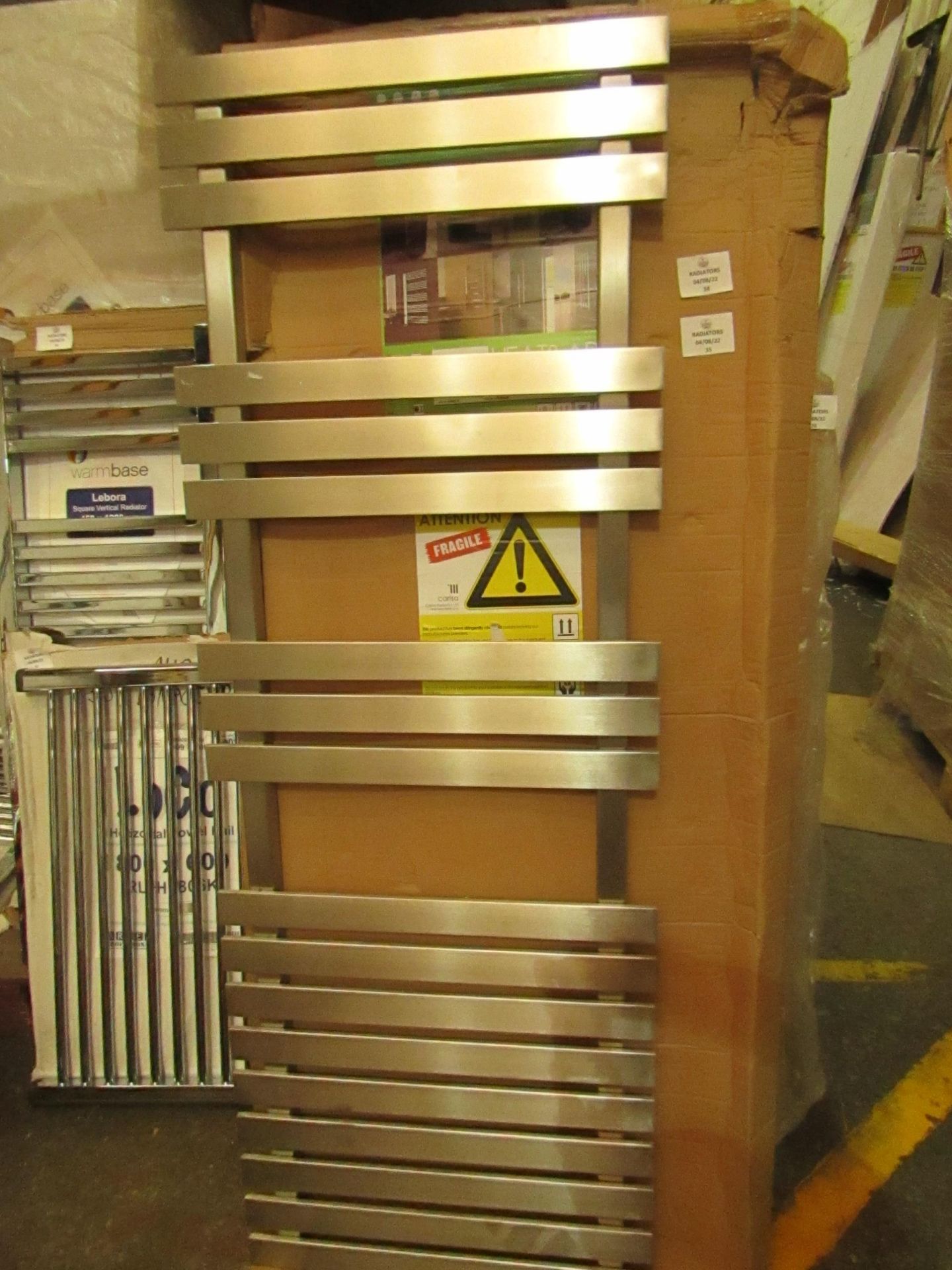 Carisa - Sahara Towel Radiator - 600x1660mm - Item Appears to be in Good Condition & Boxed.