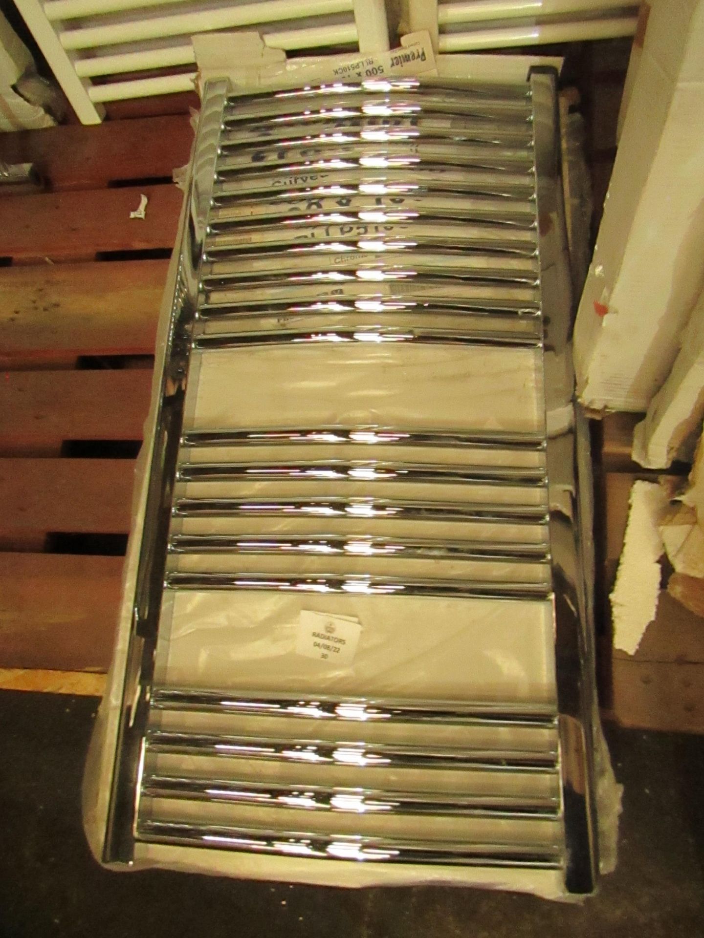 Arley Professional - Loco Curved Towel Rail - Chrome - Good Condition & Boxed.