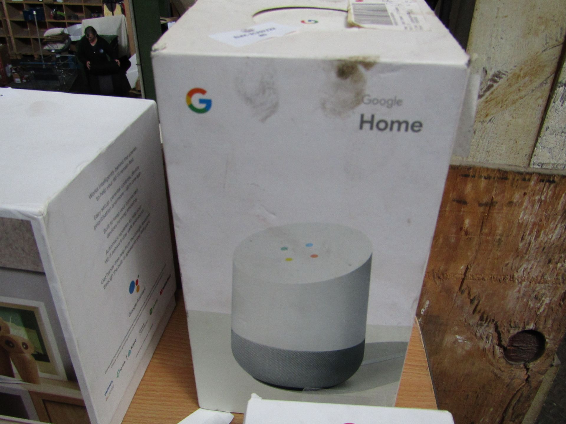 1x Google Home Speaker - White - Unchecked in original packaging