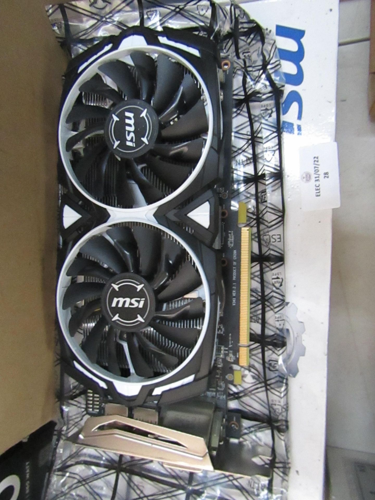 1x MSI Radeon RX470 Strix Graphics Card - Untested Customer Return