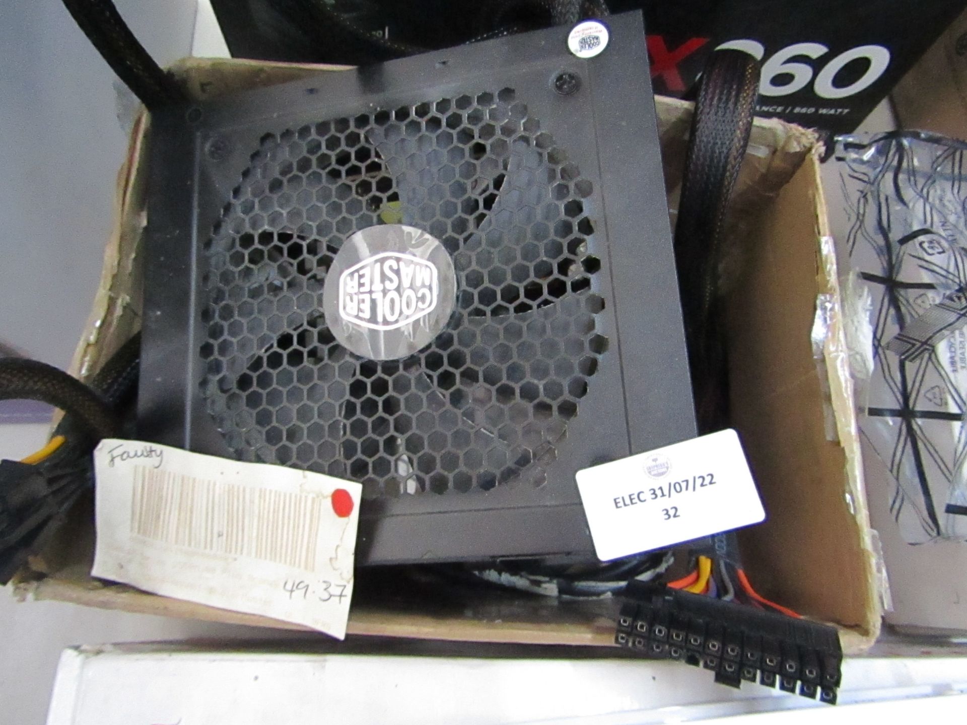 1x Cooler Master G550M - Untested