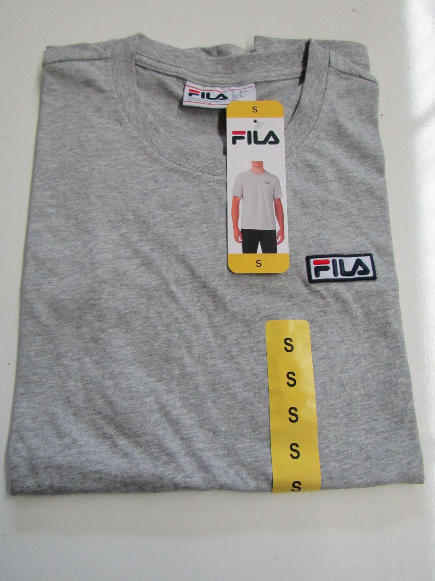 Fila Lucano T/Shirt Grey Size S New With Tags