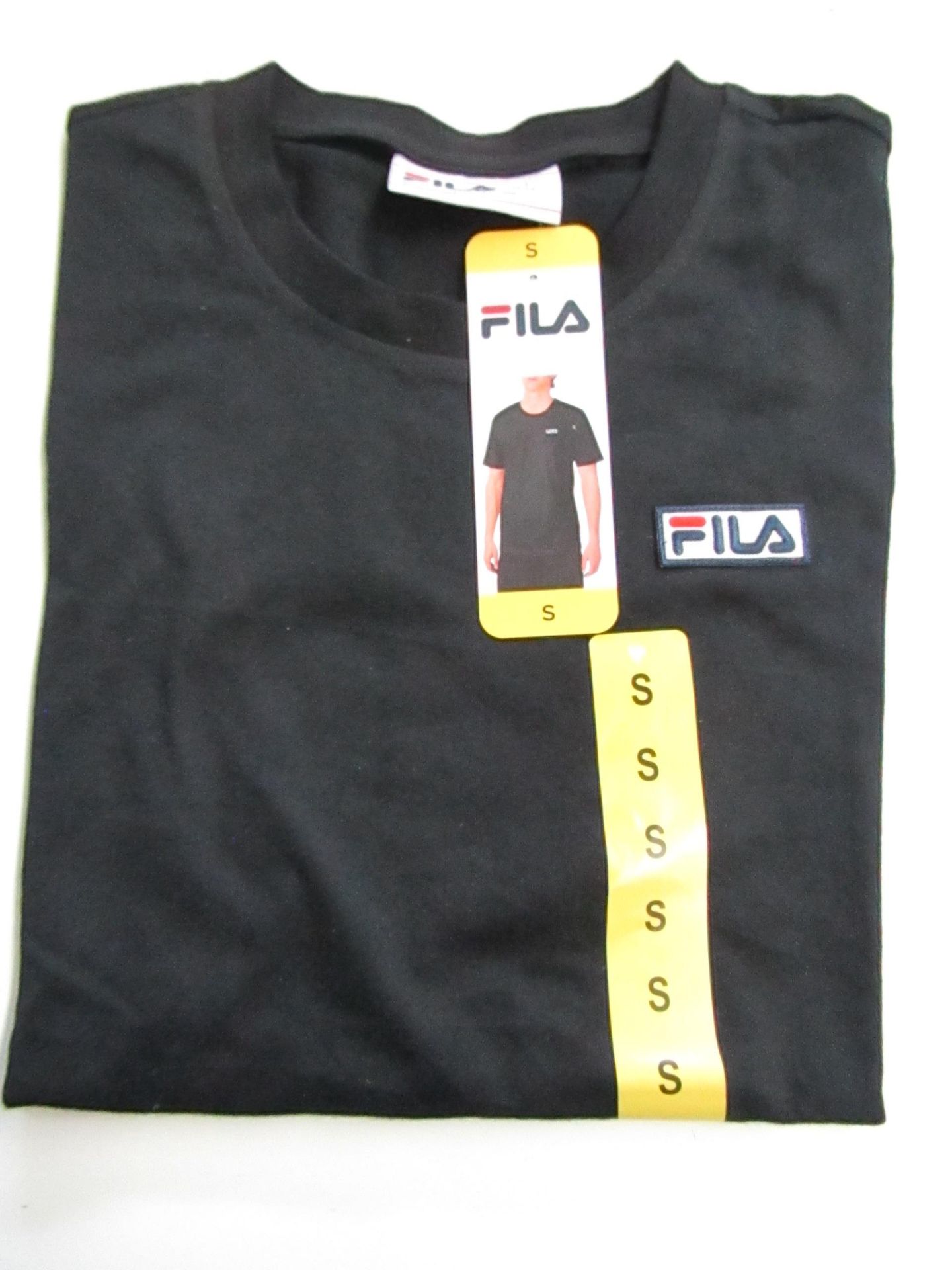 Fila Lucano T/Shirt Black Size S New With Tags