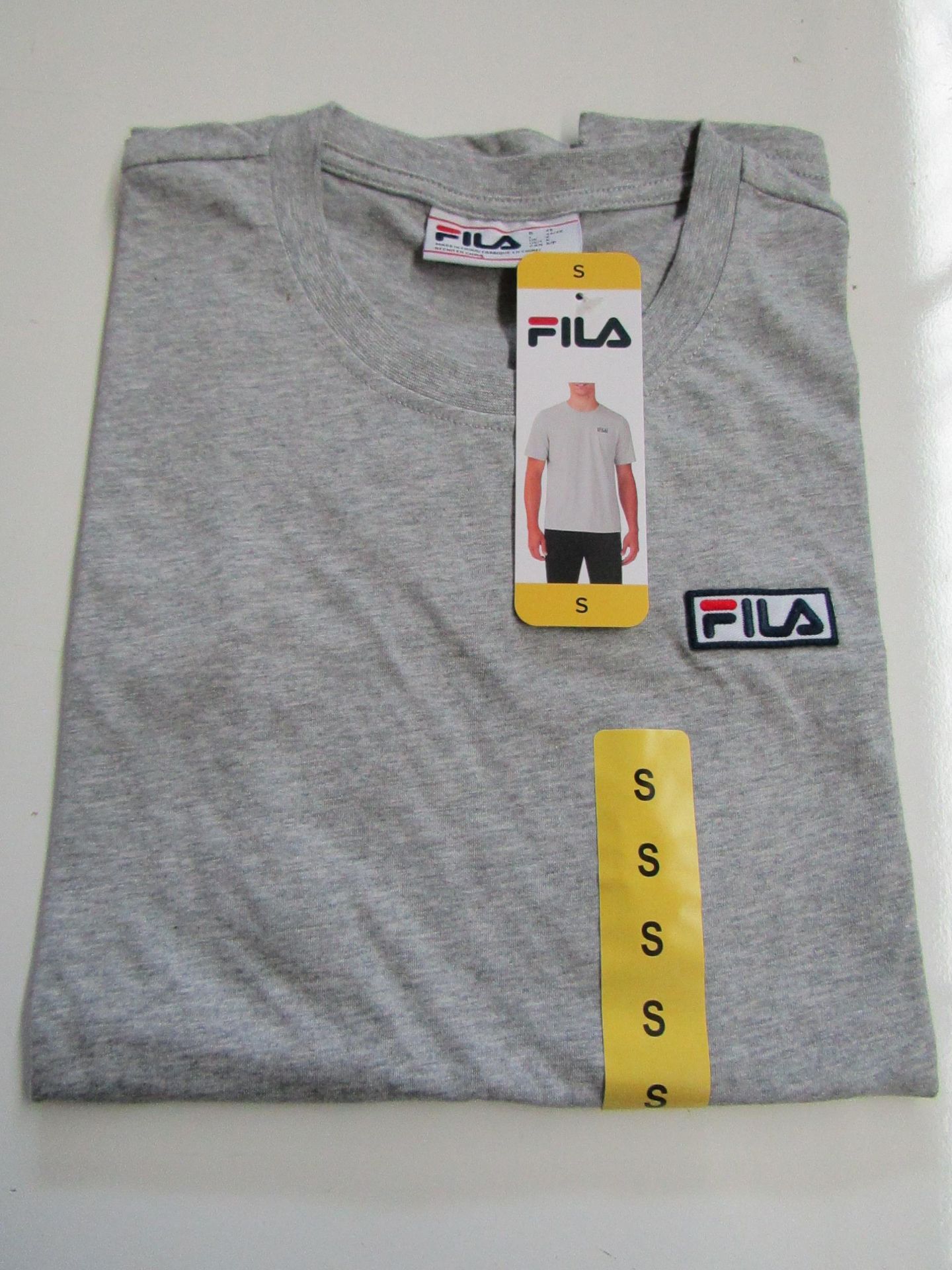 Fila Lucano T/Shirt Grey Size S New With Tags