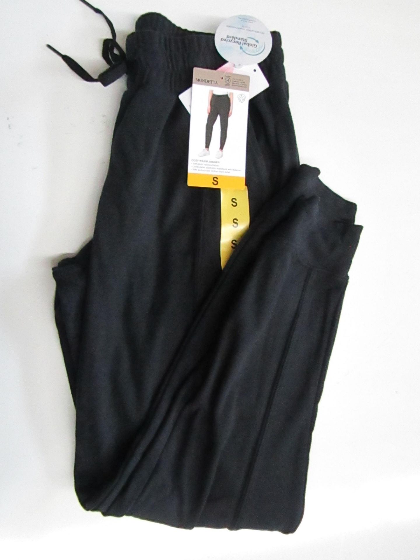 Mondetta Ladies Cozy Joggers Black Size S New With Tags