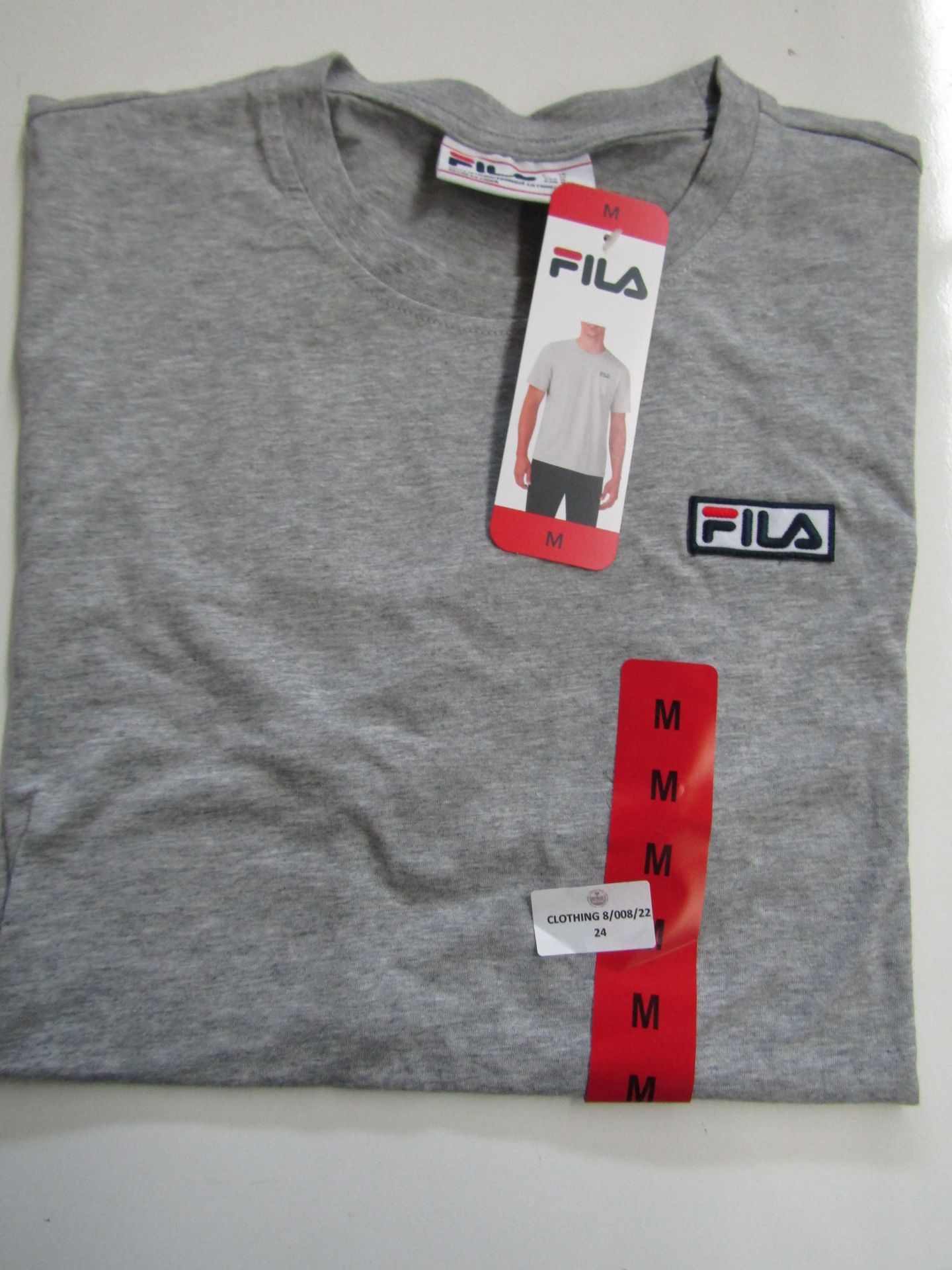 Fila Lucano T/Shirt Grey Size M New With Tags