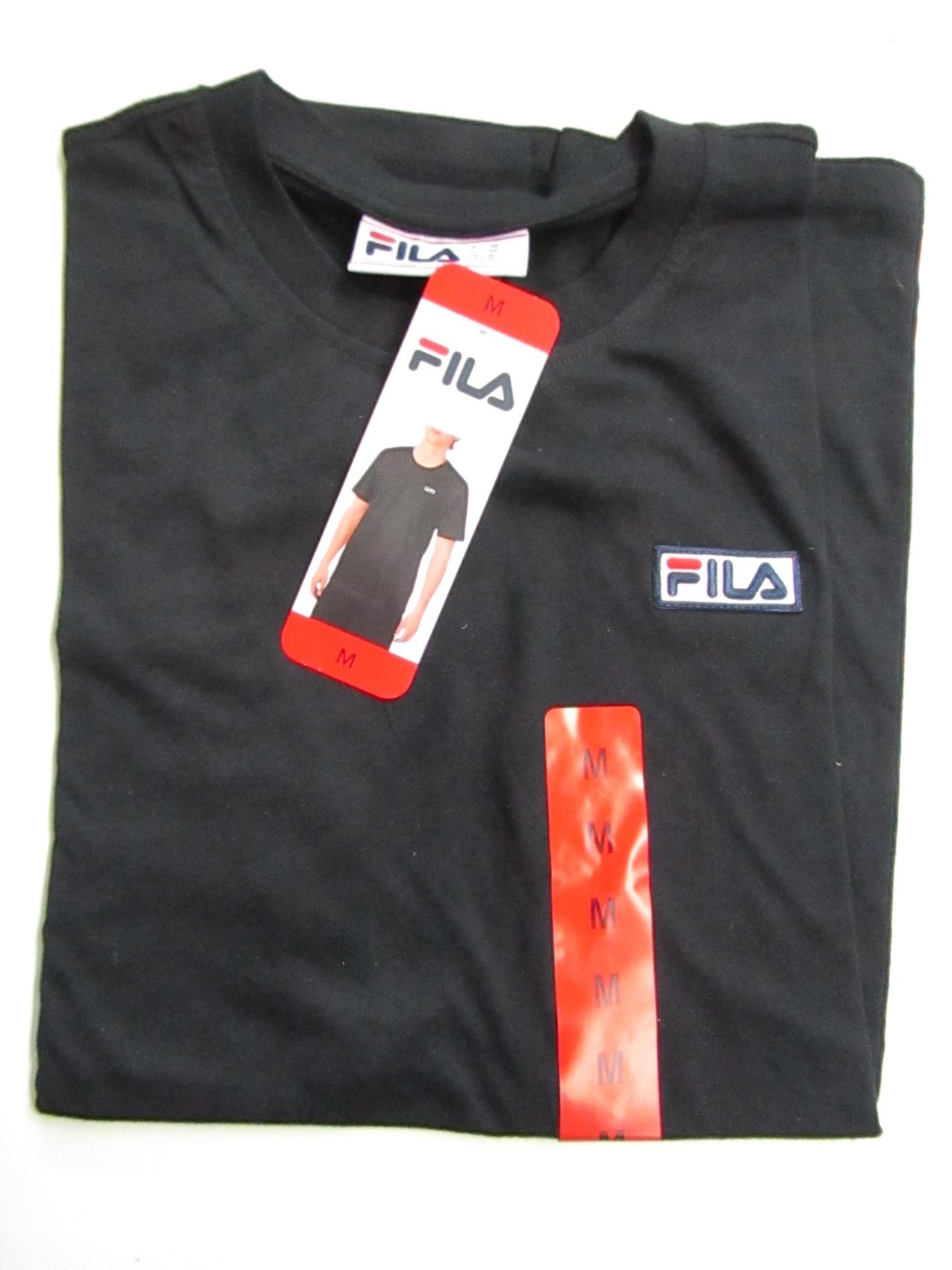 Fila Lucano T/Shirt Black Size M New With Tags