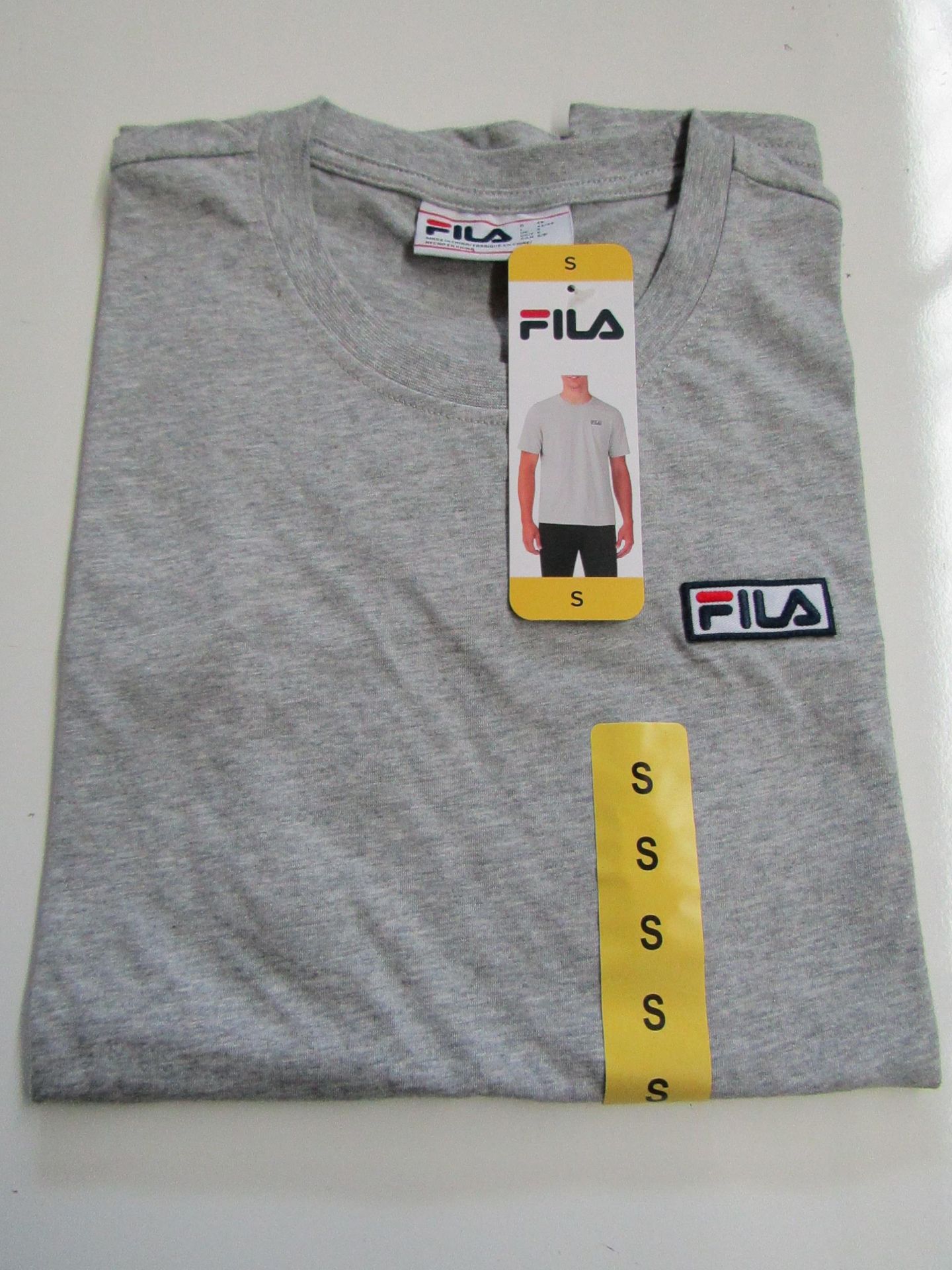 Fila Lucano T/Shirt Grey Size S New With Tags