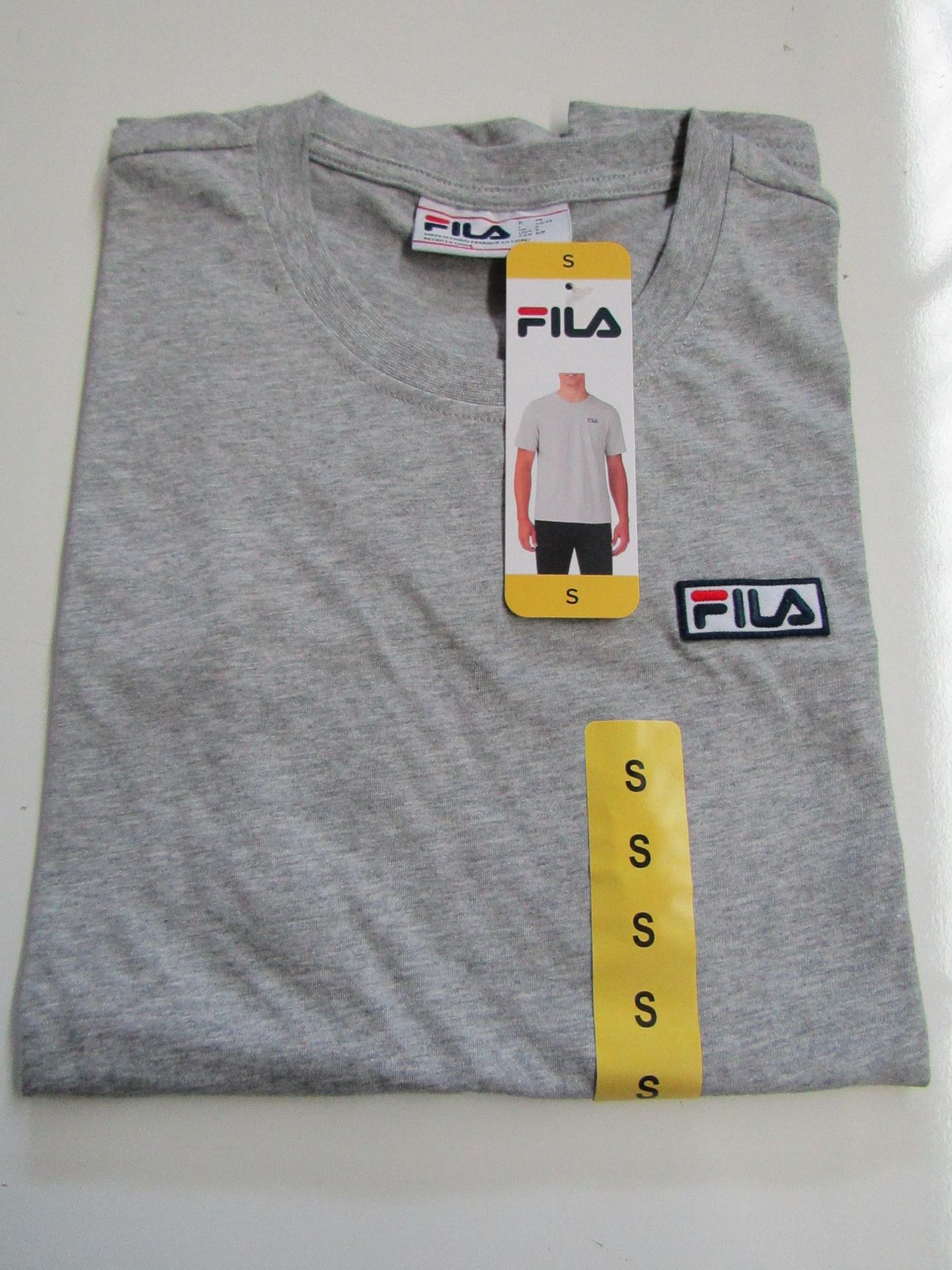 Fila Lucano T/Shirt Grey Size S New With Tags