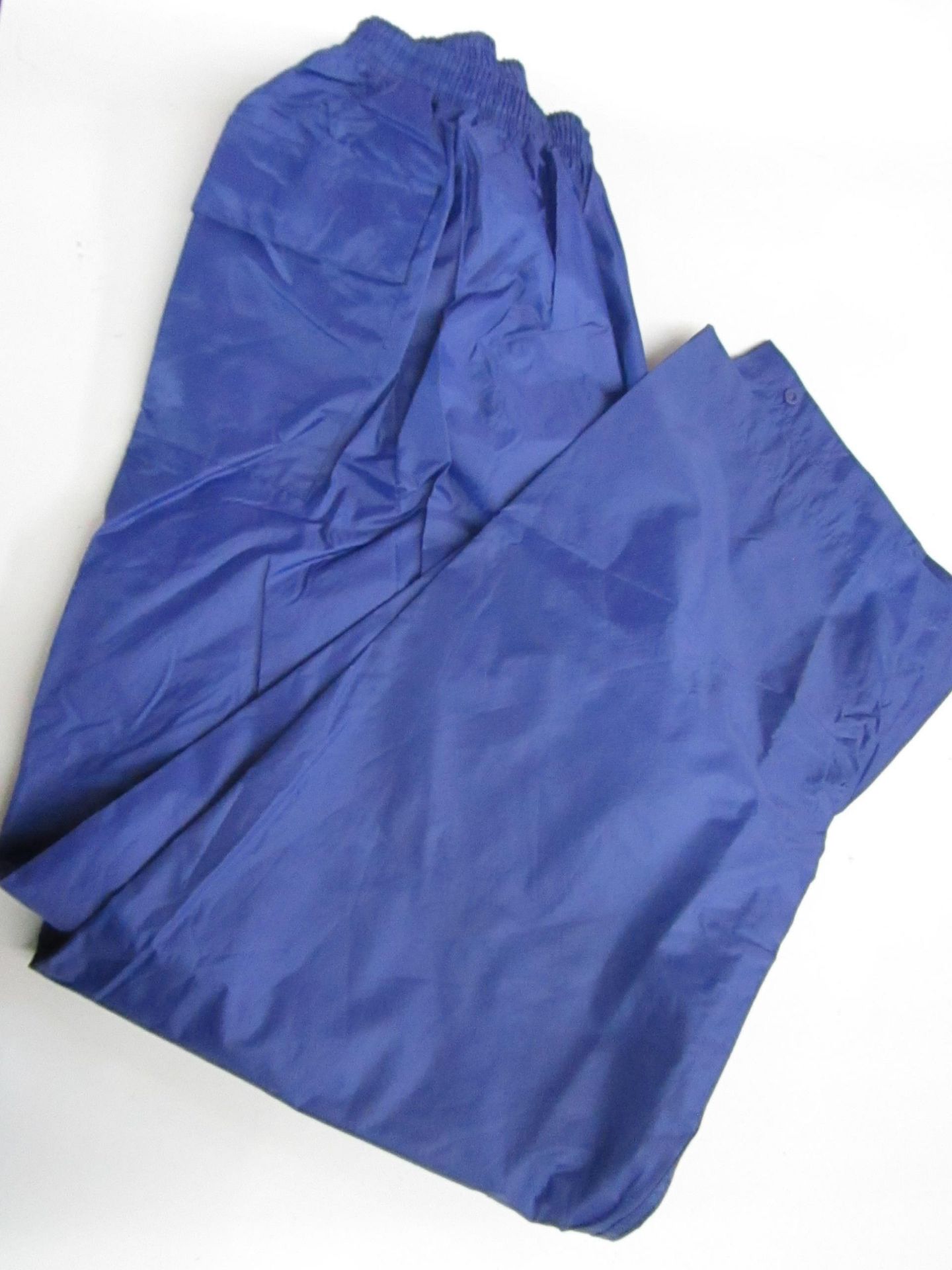 11 X Pairs of Adult Waterproof Pants With Pocket & Velcro Adjustable Leg Zip on The Front Side