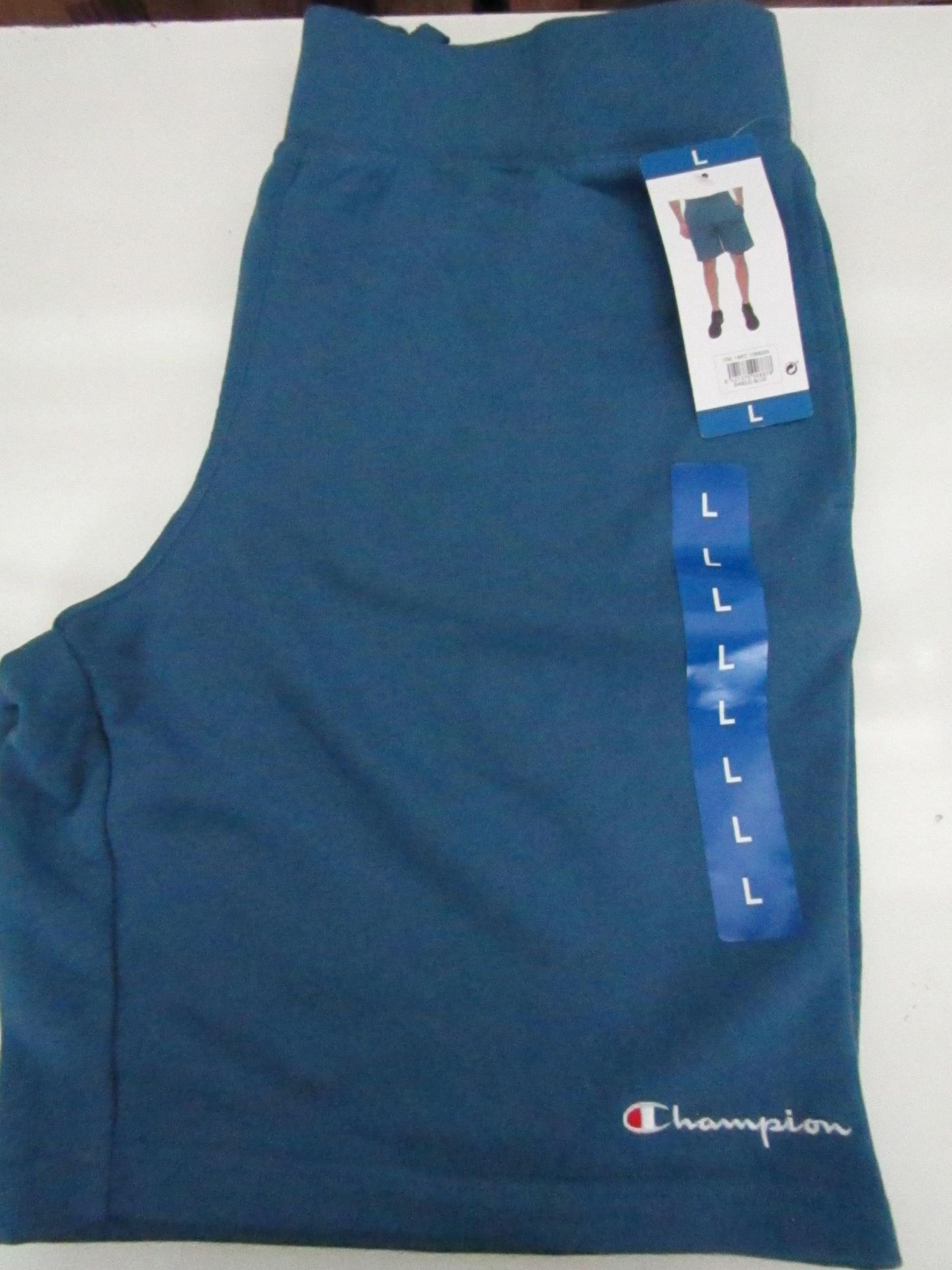 Champion Shorts Mens Size L Blue New With Tags RRP œ34.99