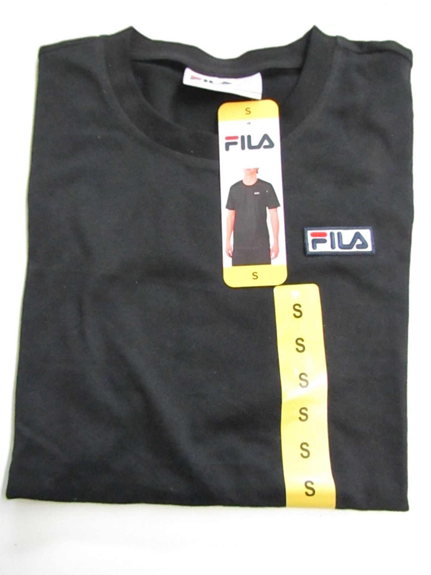 Fila Lucano T/Shirt Black Size S New With Tags