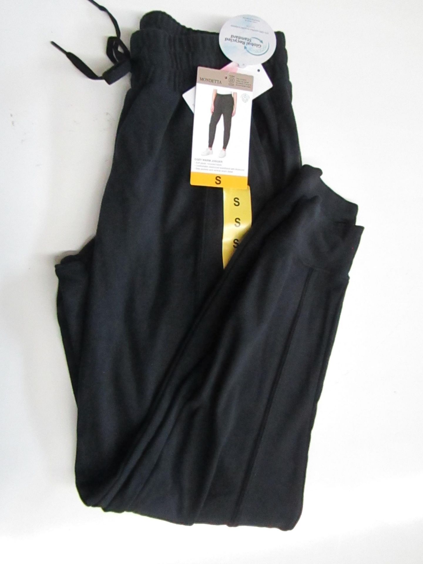 Mondetta Ladies Cozy Joggers Black Size S New With Tags