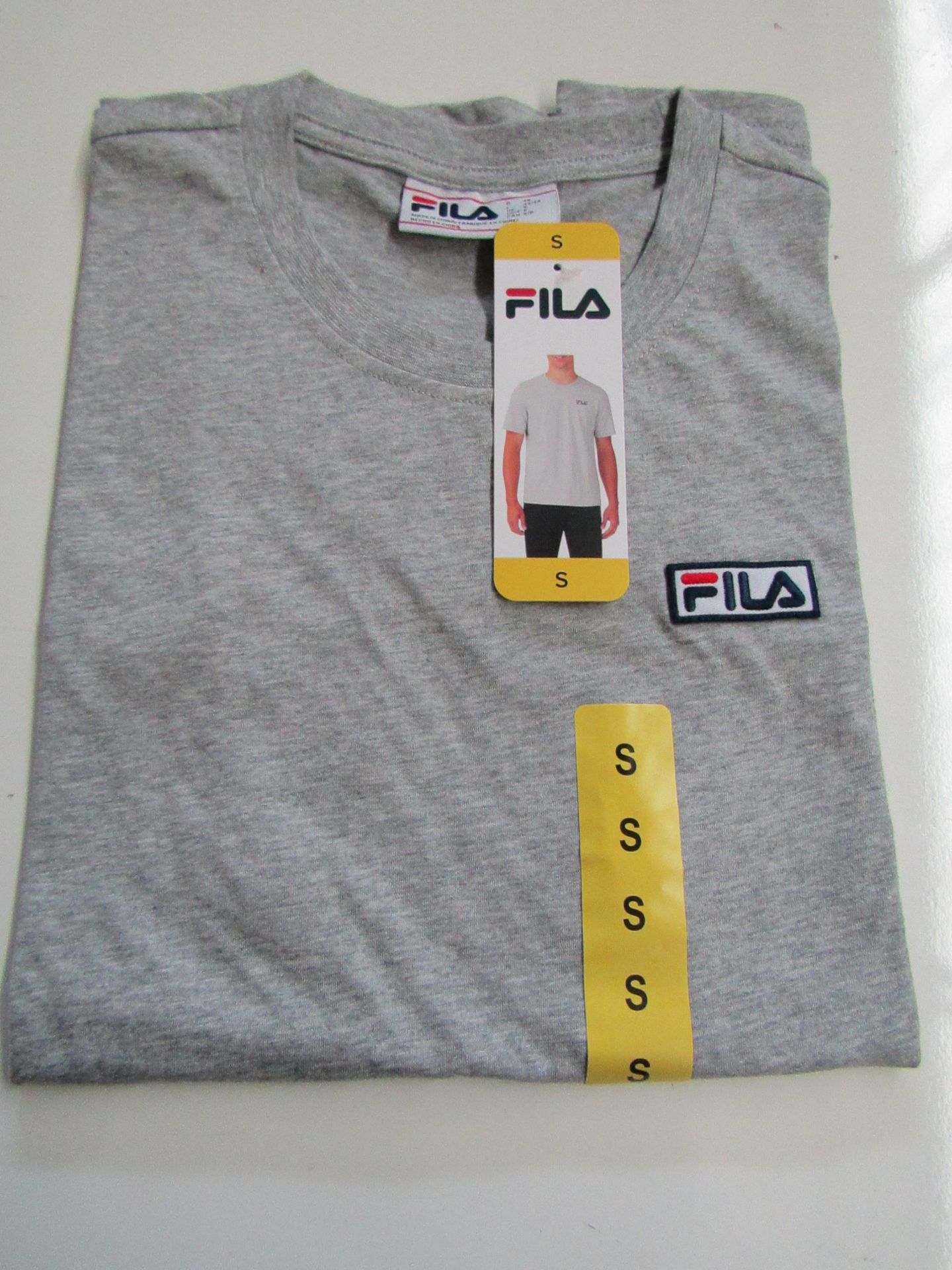 Fila Lucano T/Shirt Grey Size S New With Tags