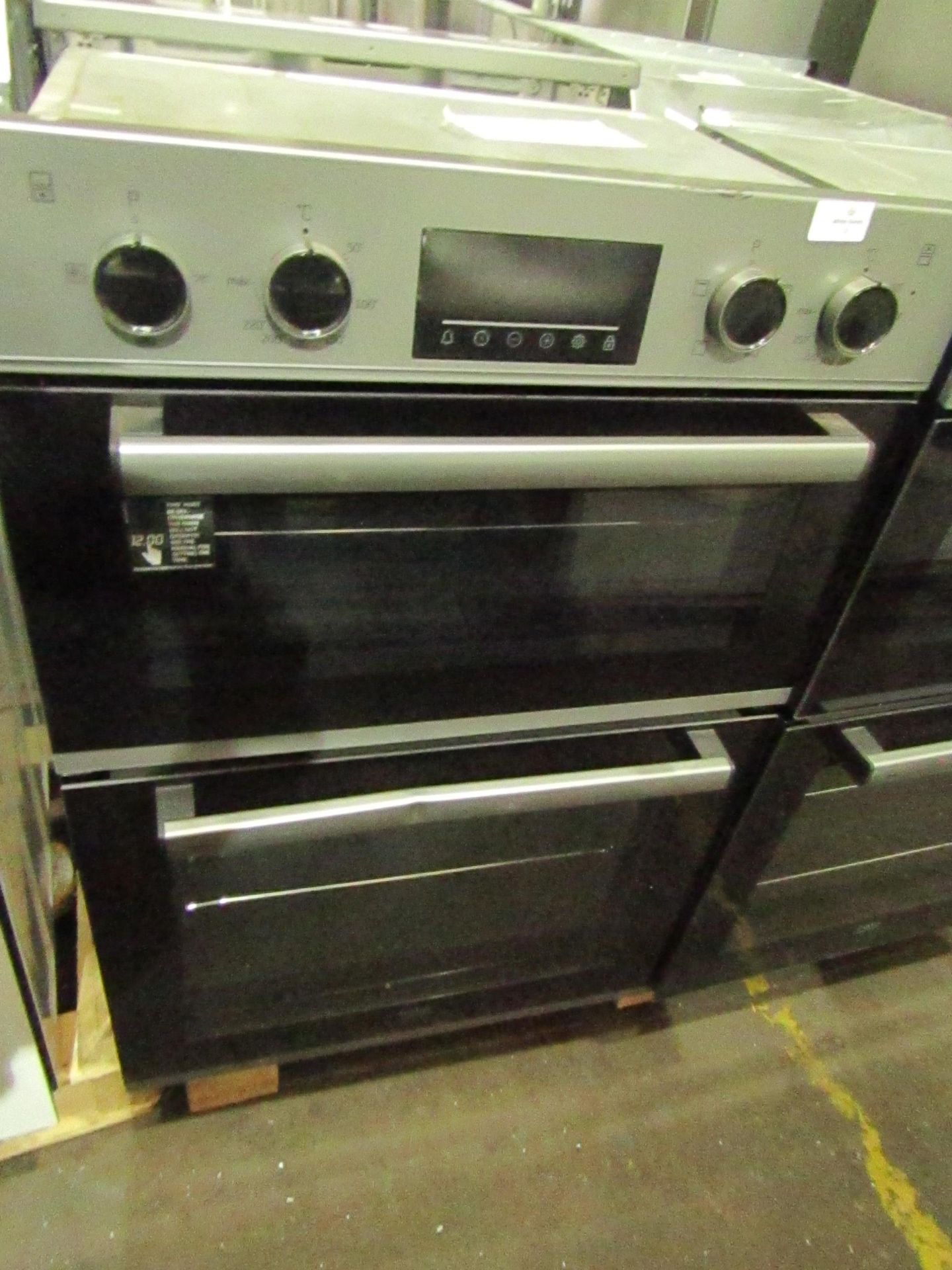 BEKO Pro RecycledNet Electric Double Oven Silver BBXDF22300S RRP ??329.00 - The items in this lot