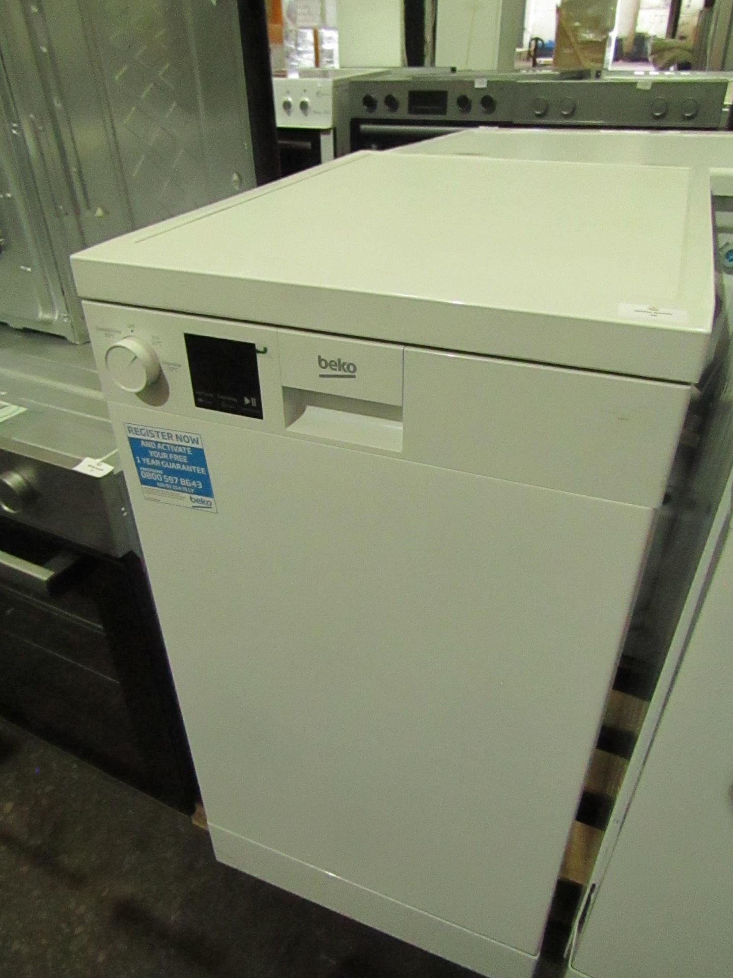 BEKO Dishwasher DVS04X20W RRP ??249.00 - This item looks to be in good condition and appears ready