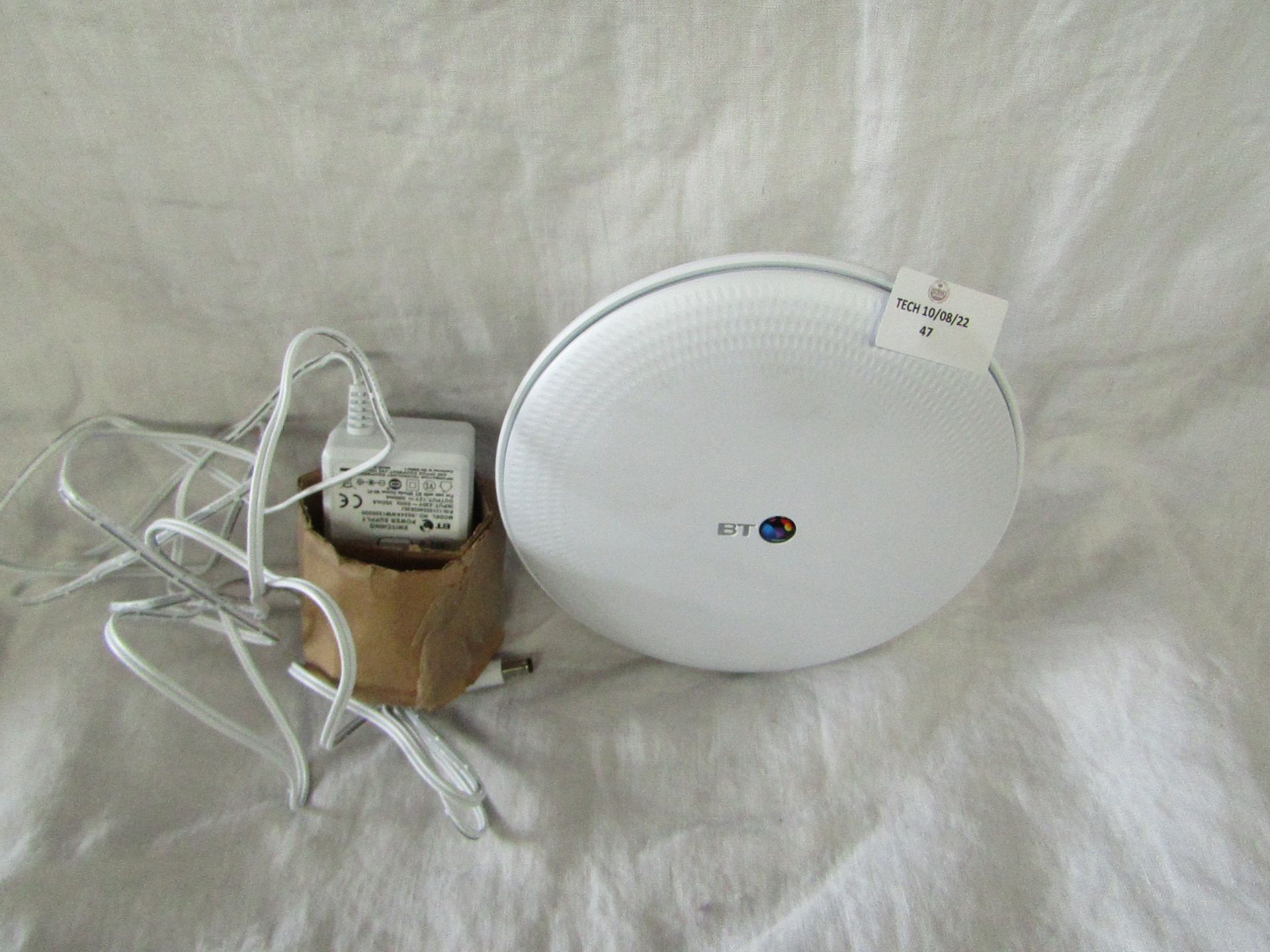 BT - Add-on disc for Whole Home Wi-Fi - White - Untested, No Packaging.