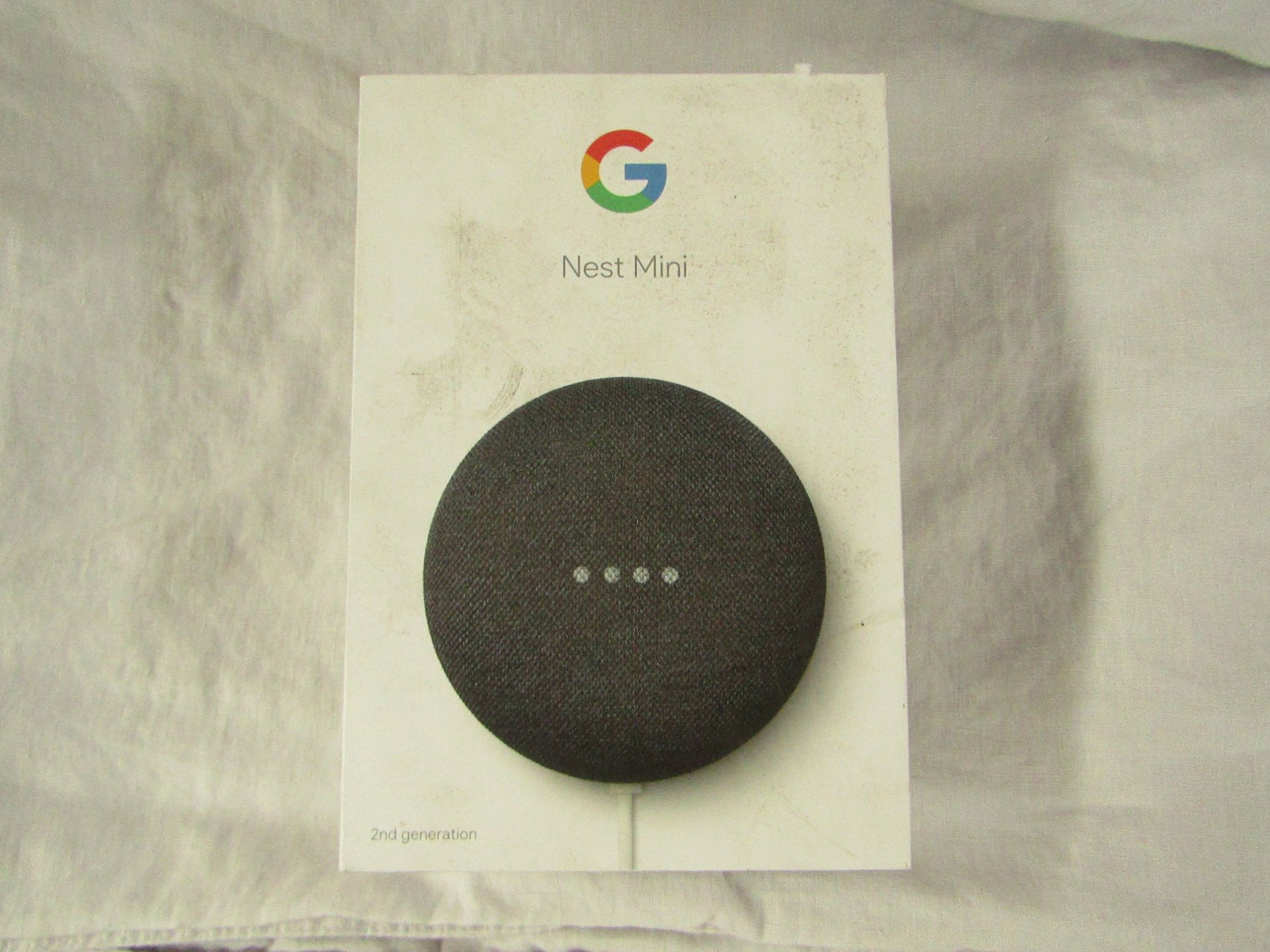 Google Nest Mini. Powers On But Have Not Tested Any Further, Comes In Original Box, RRP £49@ Argos &