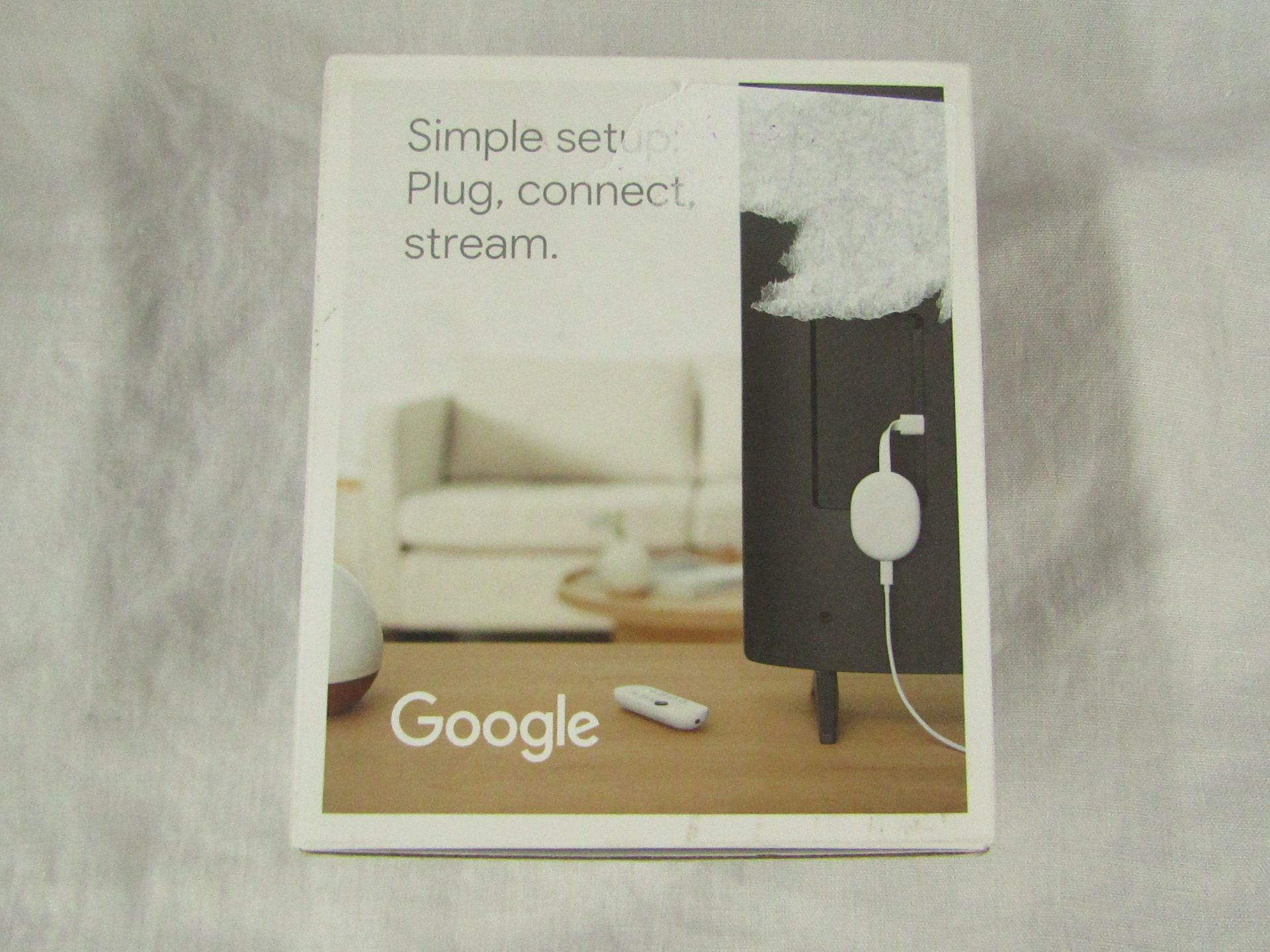 Chromecast With Google TV-BT Exclusive, Not Able To Test This Item, Comes In Original Box, RRP £59.