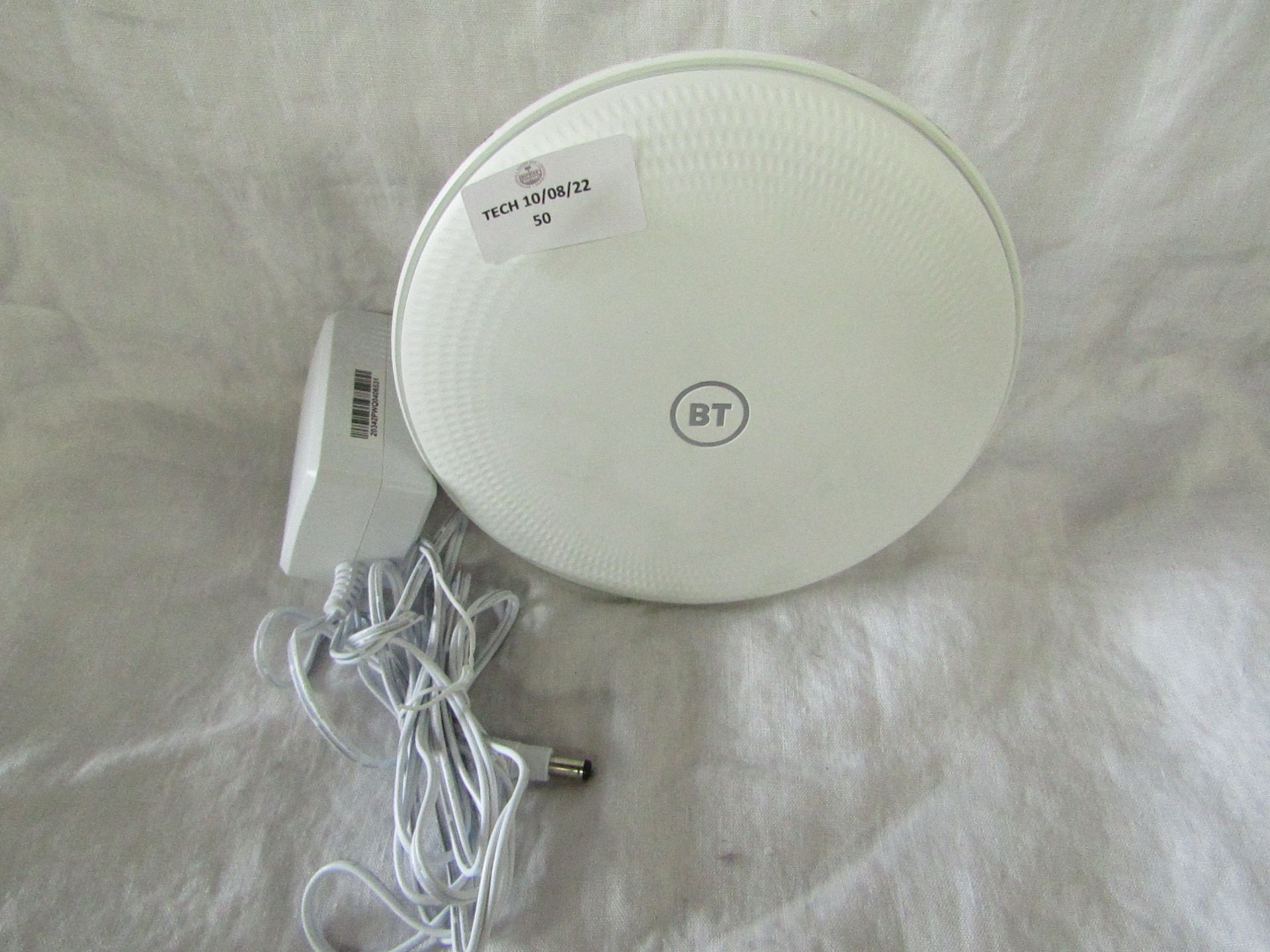 BT - Add-on disc for Whole Home Wi-Fi - White - Untested, No Packaging.