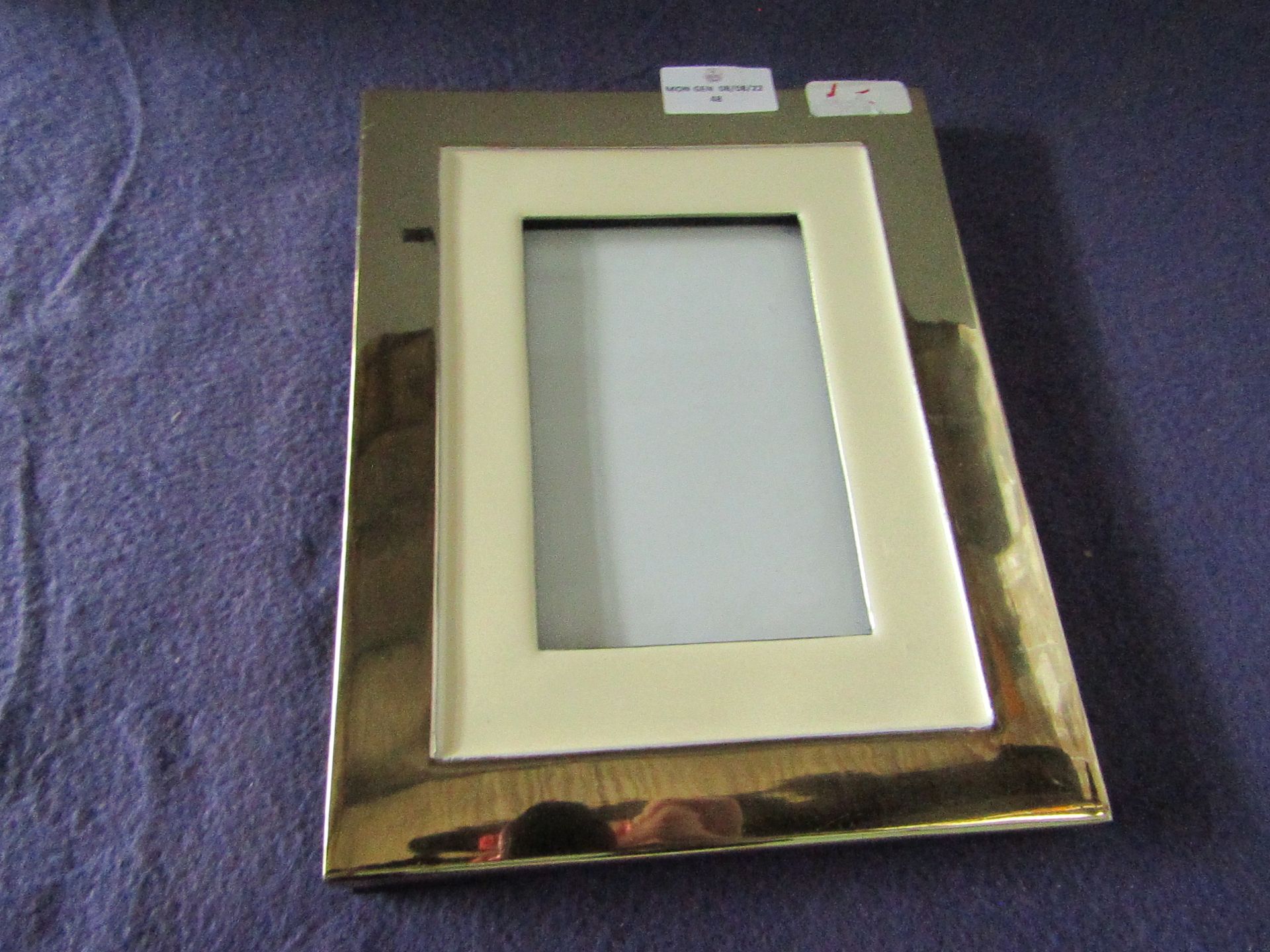 Rowen Group Ansel Medium Gold Glass Metal Photo Frame RRP Â£29.00 - This item looks to be in good