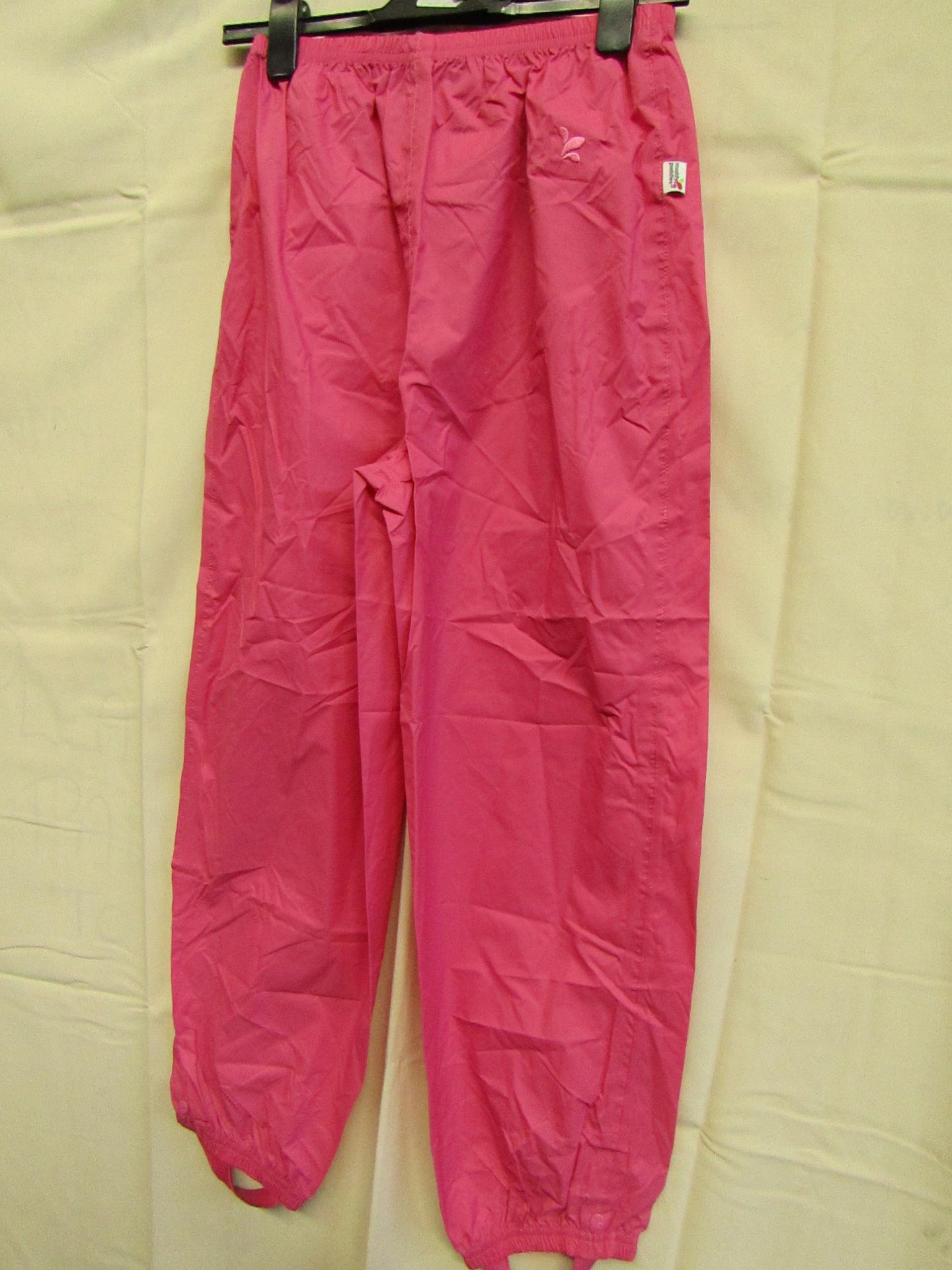 3 X Pairs of Muddy Puddles Waterproof Pants Girls 11-12 yrs Pink New & Packaged