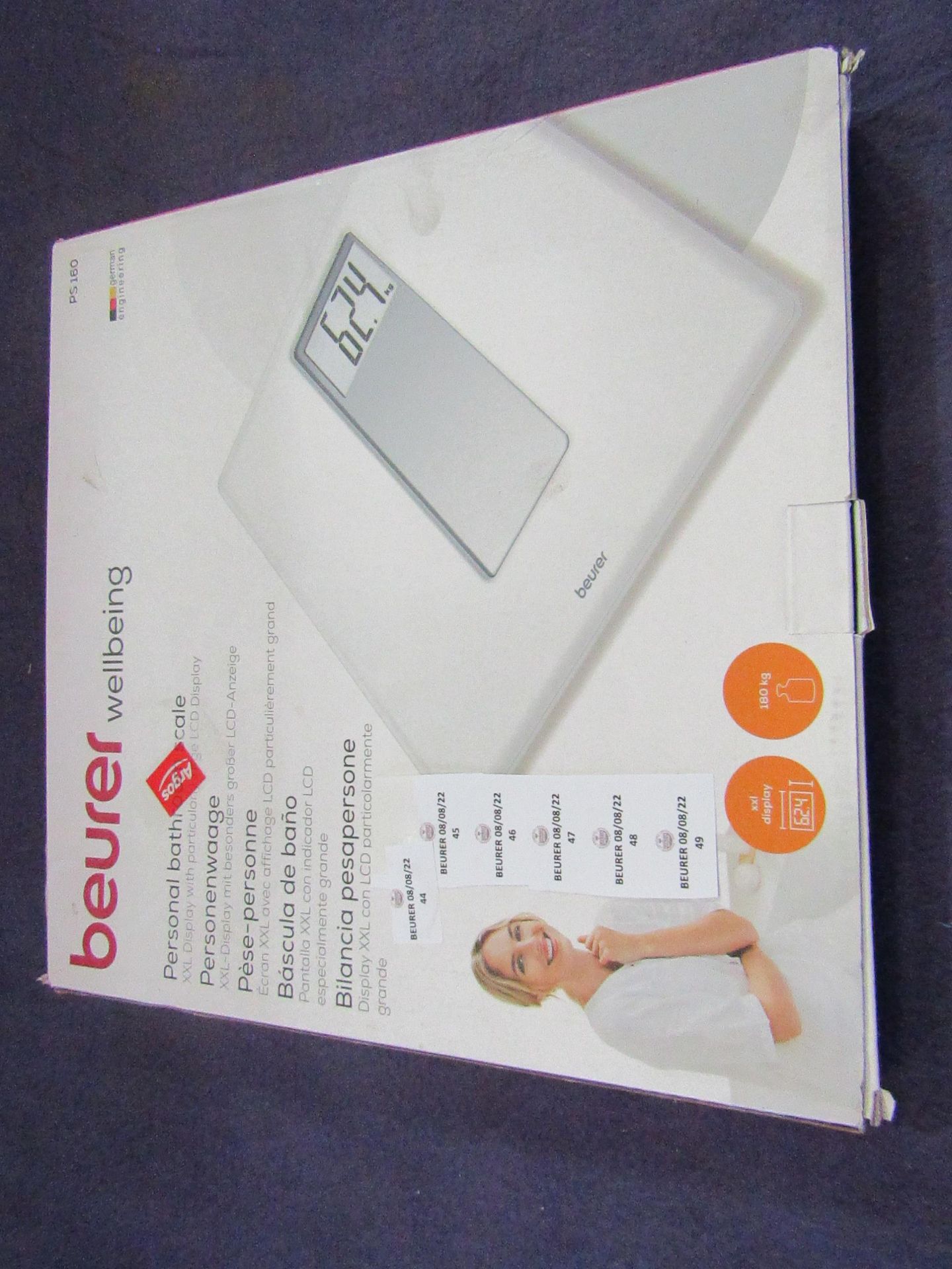 Beurer - Personal Bathroom Scale - PS160 - White - Unchecked & Boxed. RRP £27.99 @Amazon.