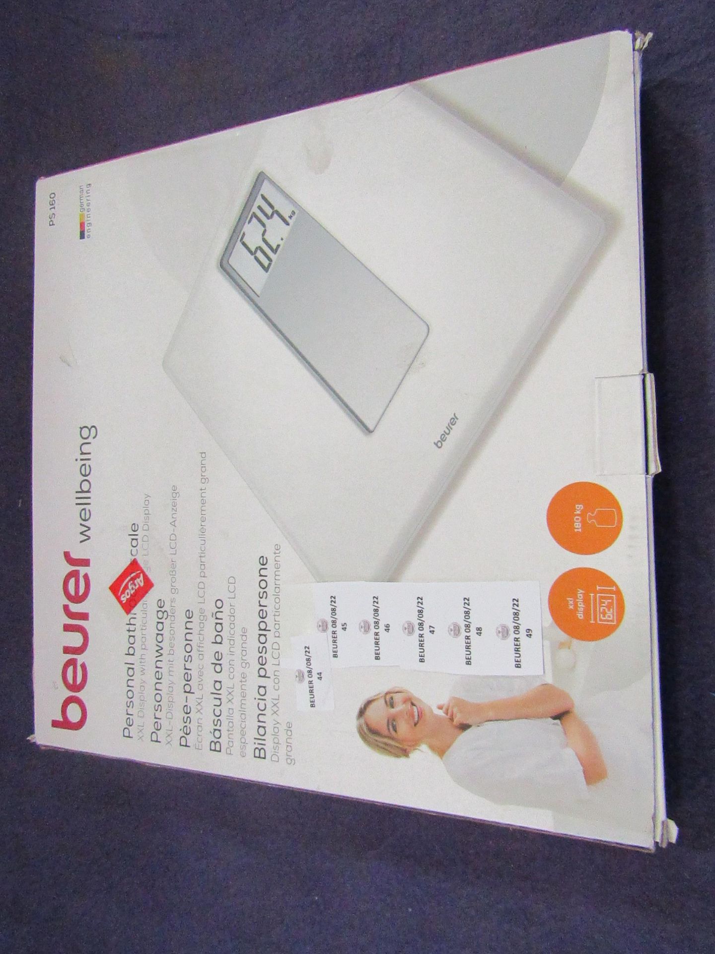 Beurer - Personal Bathroom Scale - PS160 - White - Unchecked & Boxed. RRP £27.99 @Amazon.