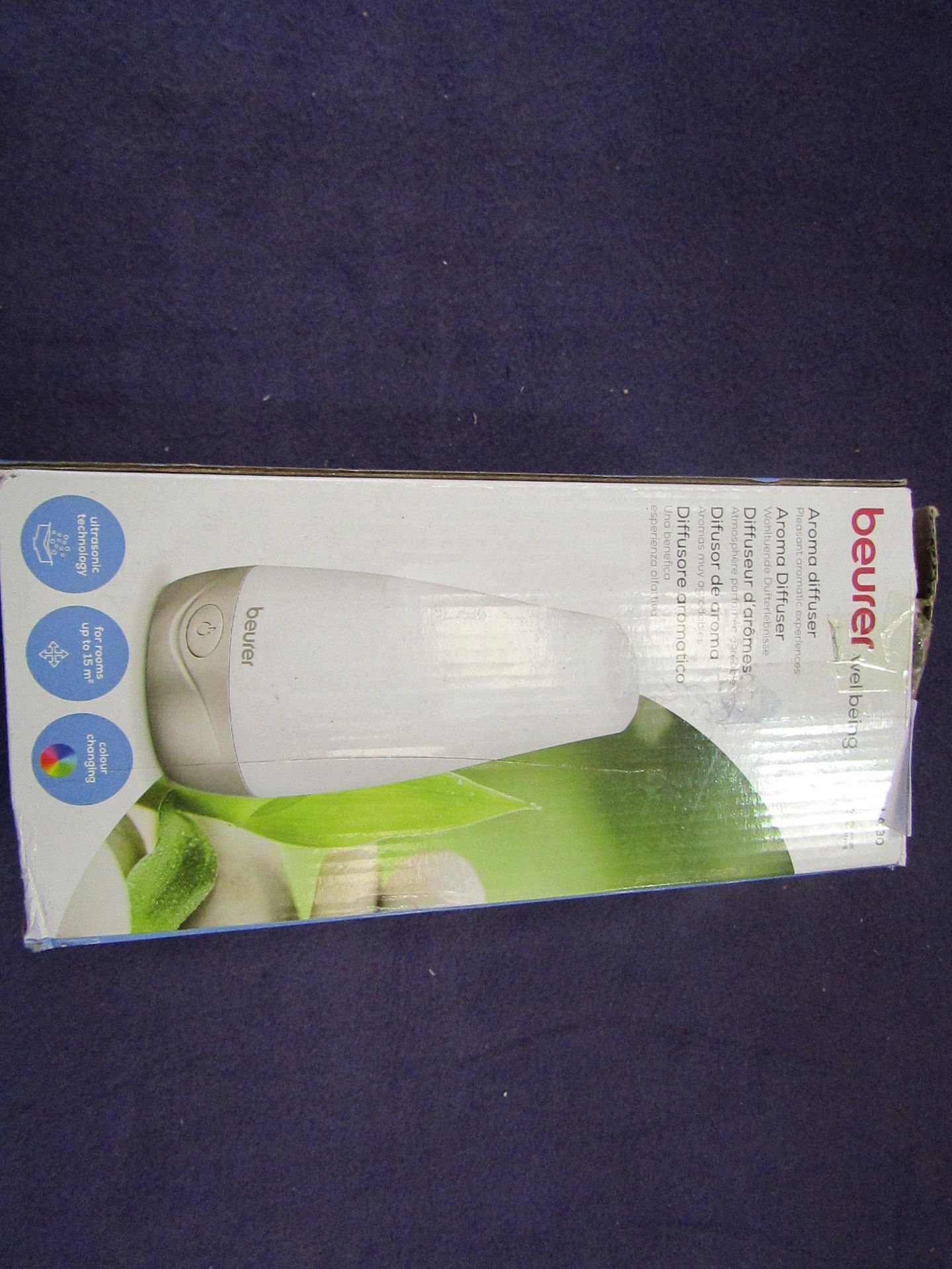 Beurer - Aroma Diffuser - LA30 - Untested & Boxed.