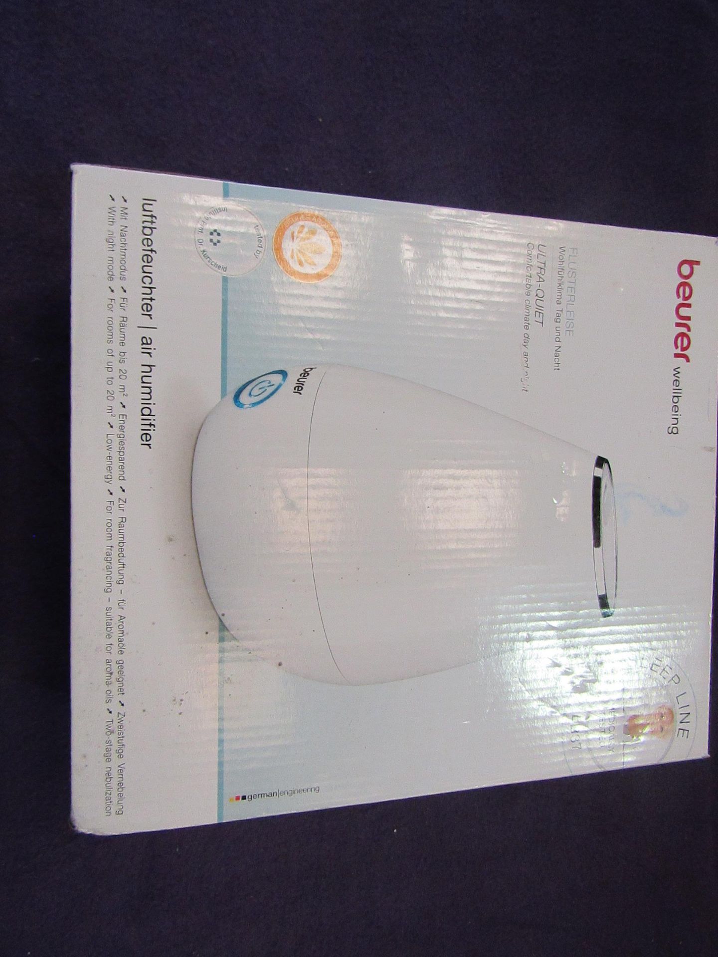 Beurer - Ultra Quiet Air Humidifier - LB37 - Looks In Good Condition & Boxed. RRP £55.00 @Argos.