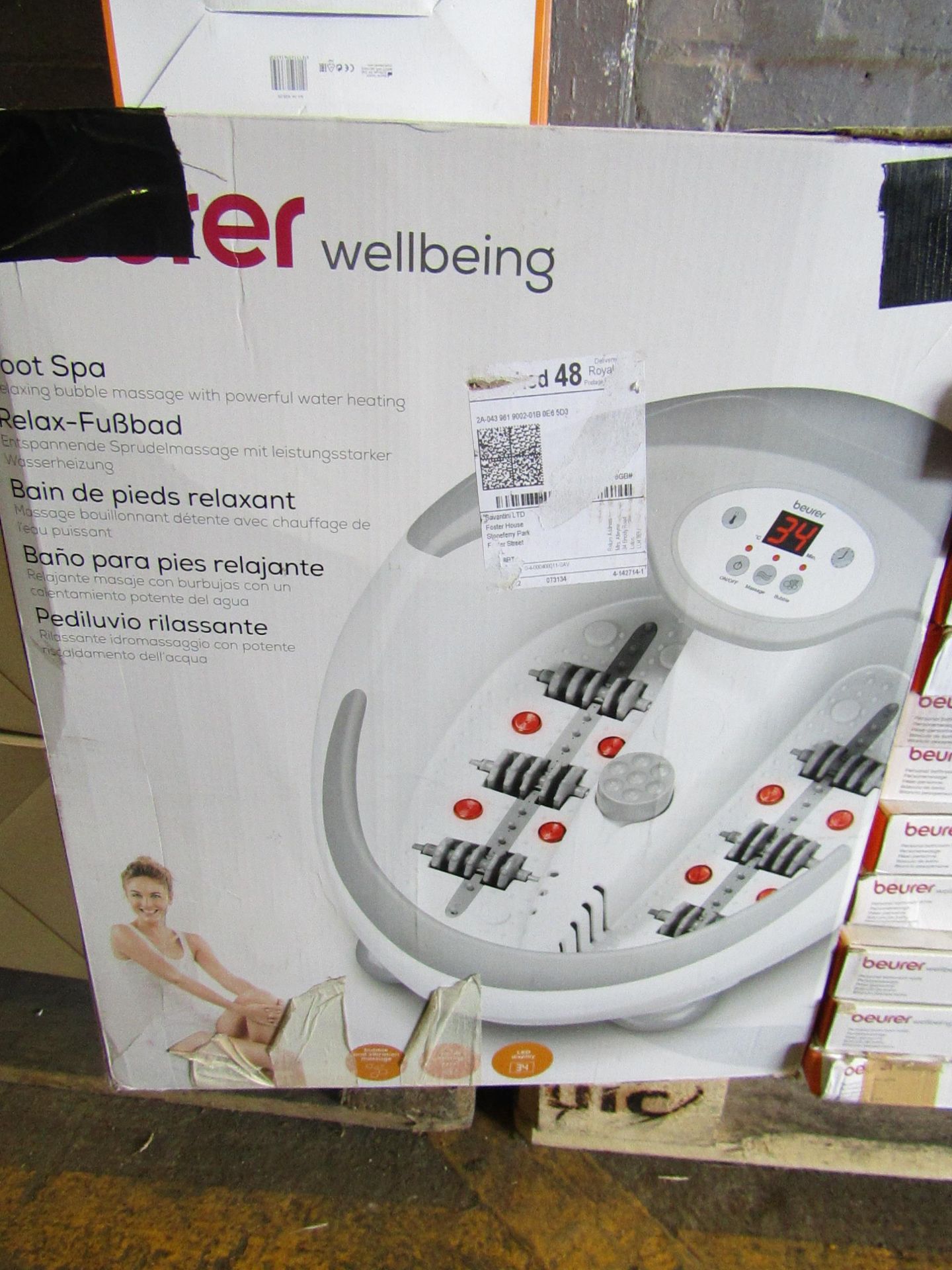 Beurer - Shiatsu Foot Massager ( Deep Feet Relaxation ) - Looks In Good Condition & Boxed. RRP £65.