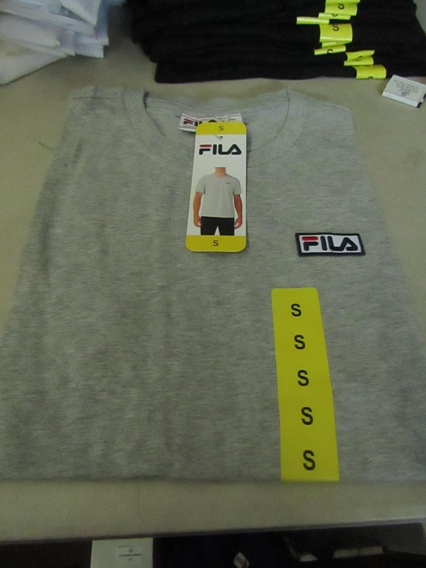 Fila Lucano T/Shirt Grey Size S New With Tags