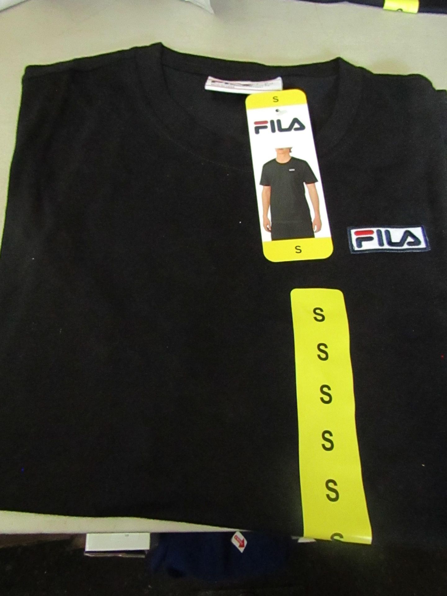 Fila Lucano T/Shirt Black Size S New With Tags