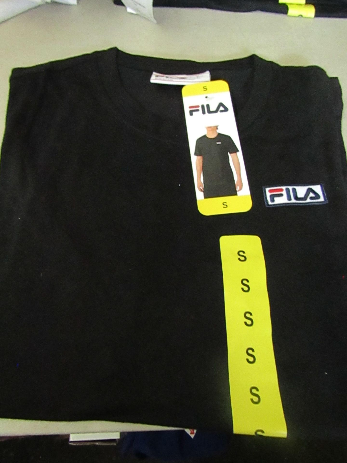 Fila Lucano T/Shirt Black Size S New With Tags