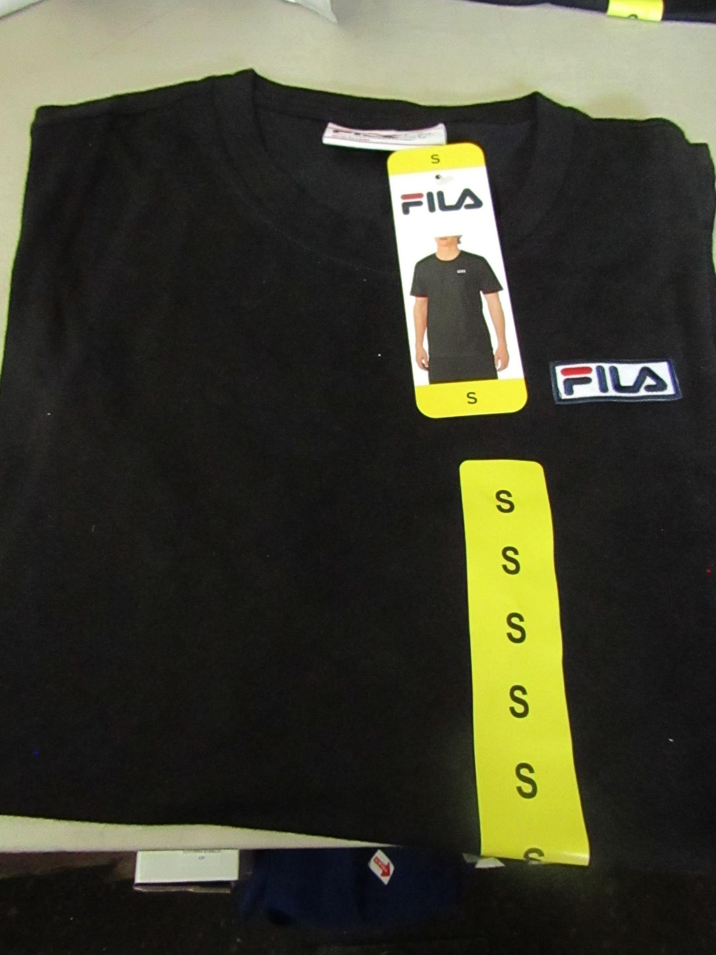 Fila Lucano T/Shirt Black Size S New With Tags