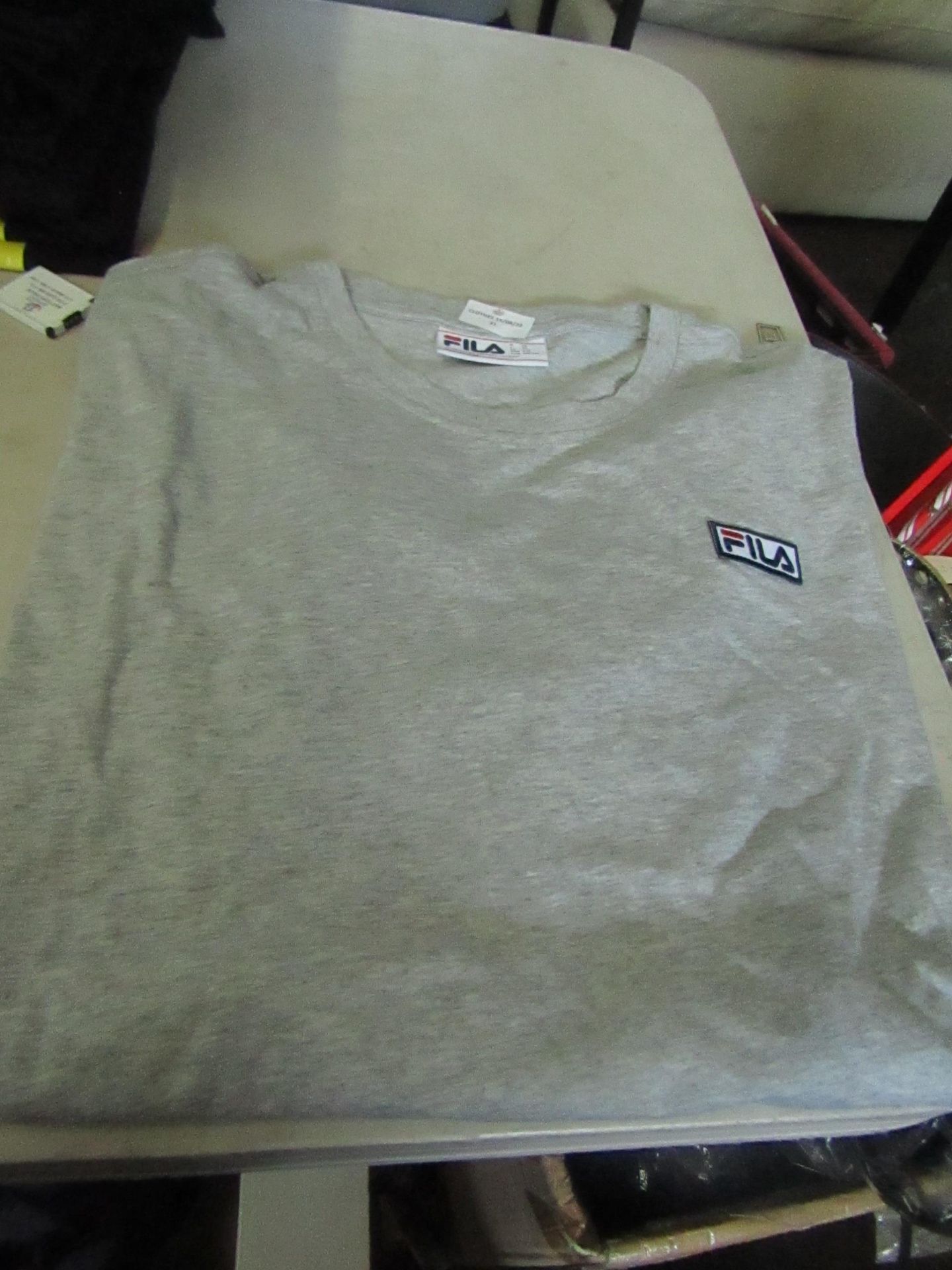 Fila Lucano T/Shirt Grey Size Large New With Tags