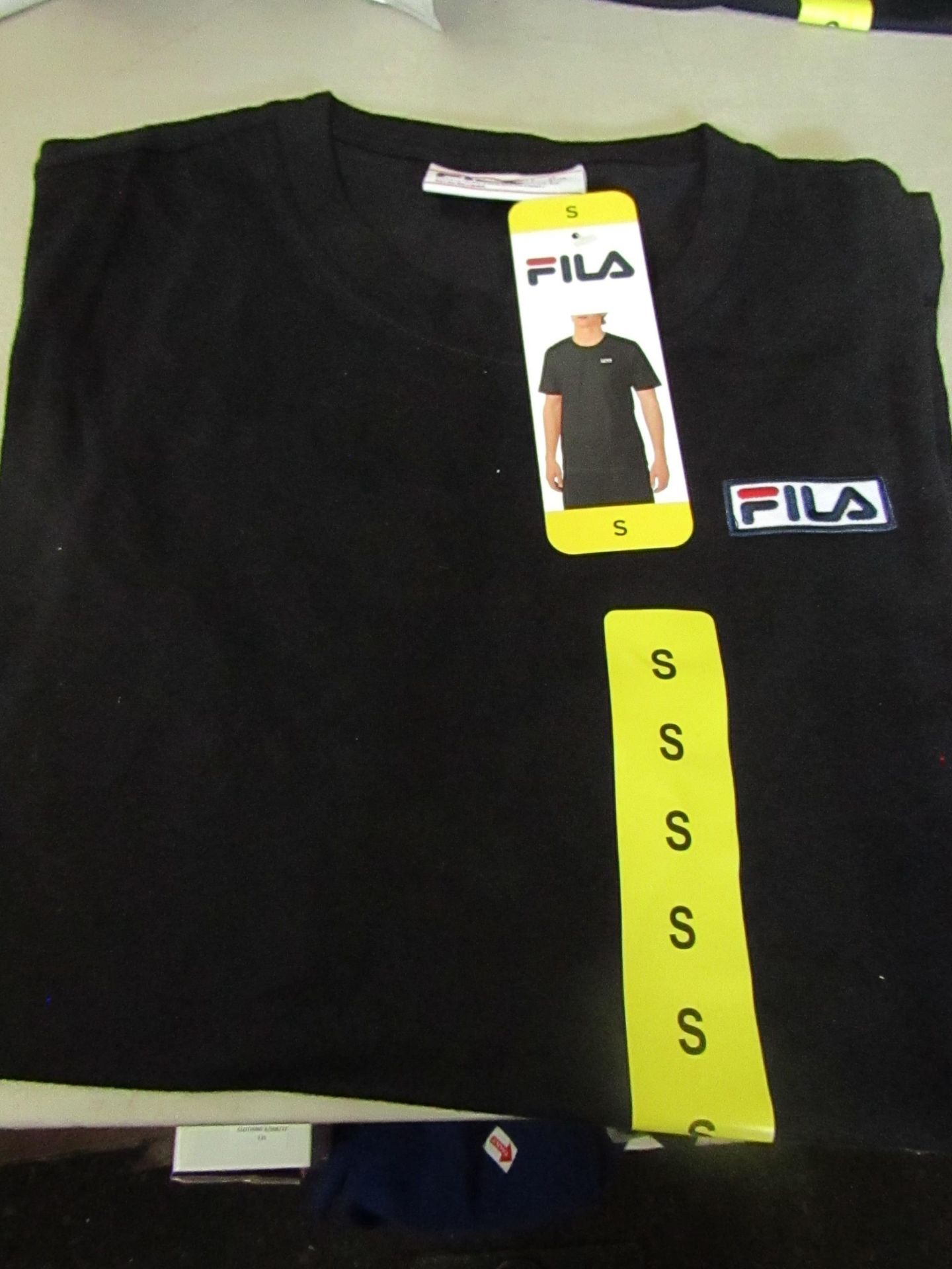 Fila Lucano T/Shirt Black Size S New With Tags